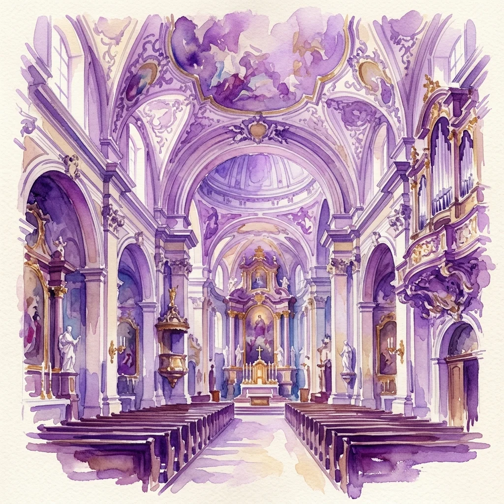 Augustinerkirche tentoonstellingsbeeld van Am Hof Square