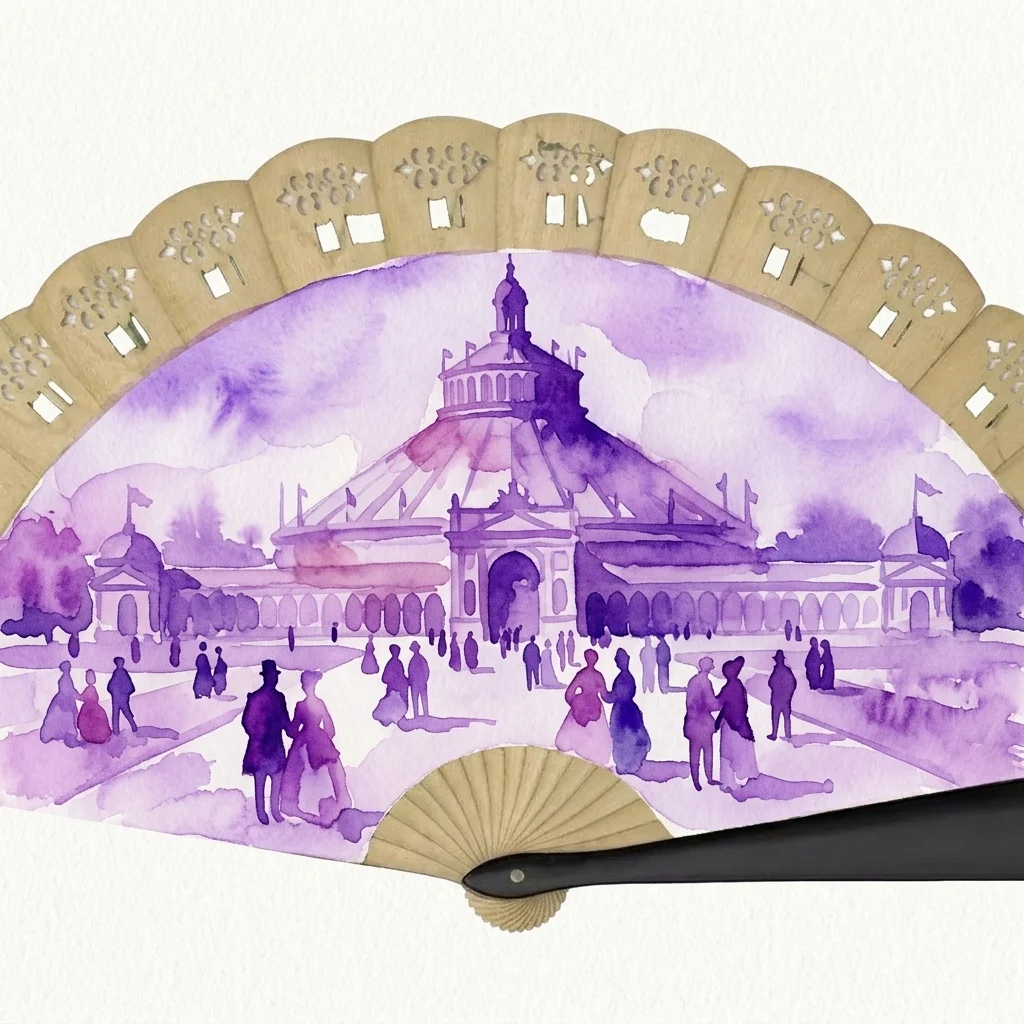 Grafika wystawy Wystawa Światowa w Wiedniu w 1873 roku w 25 obrazach w Am Hof Square