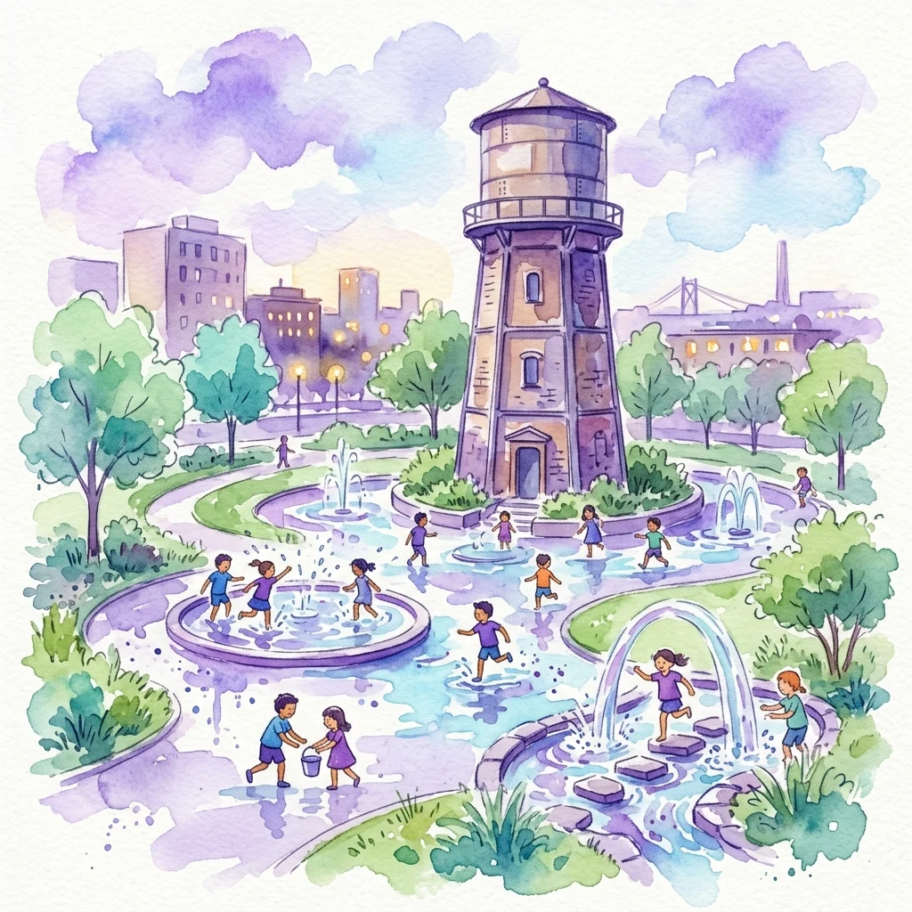Imagen de la exposición Wassererlebniswelt Wasserturm Favoriten de Am Hof Square