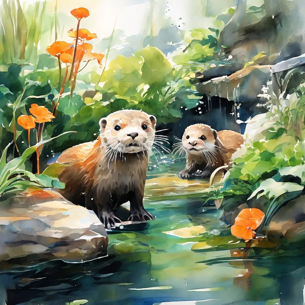 Asian Small-Clawed Otters Settle into Renovated Habitat at Artis Zoo