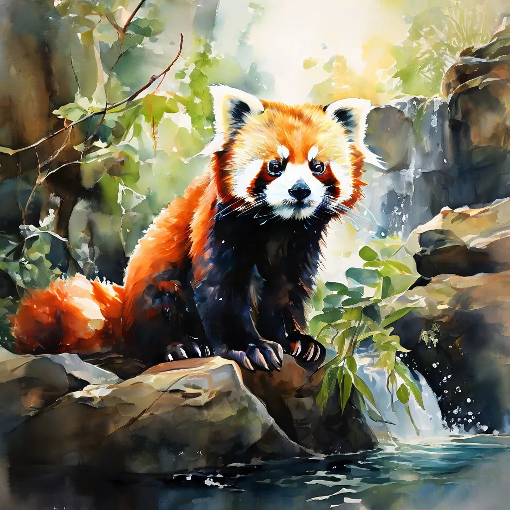 Red Panda Joins Small-Clawed Otters in Artis Zoo's Renovated Rock Enclosure