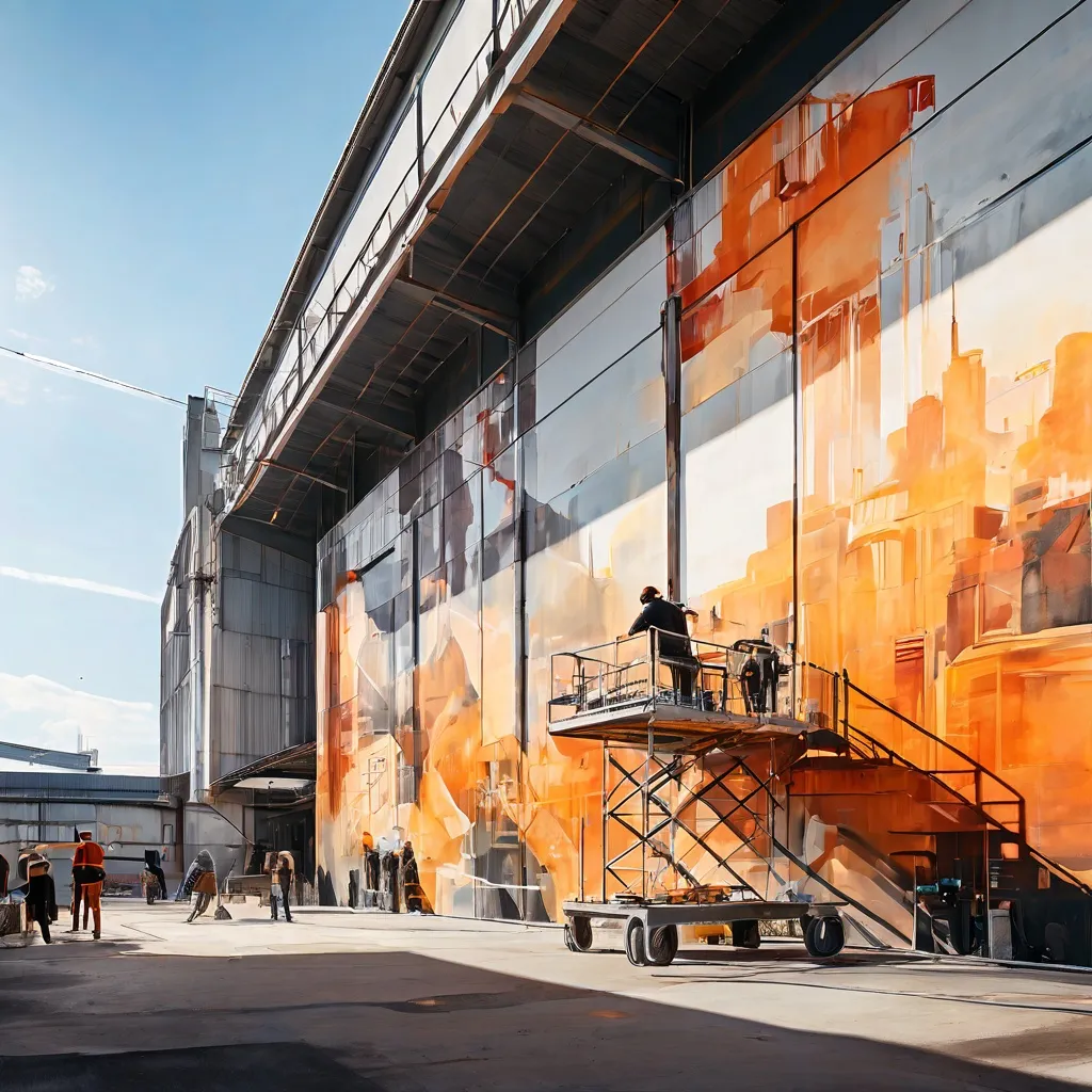 Projekt sztuki miejskiej Artyou Walls'21 na terenie Dreispitz