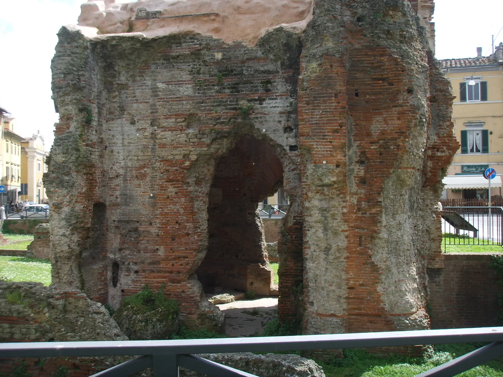 Representative view of Baths of Nero in Pisa.