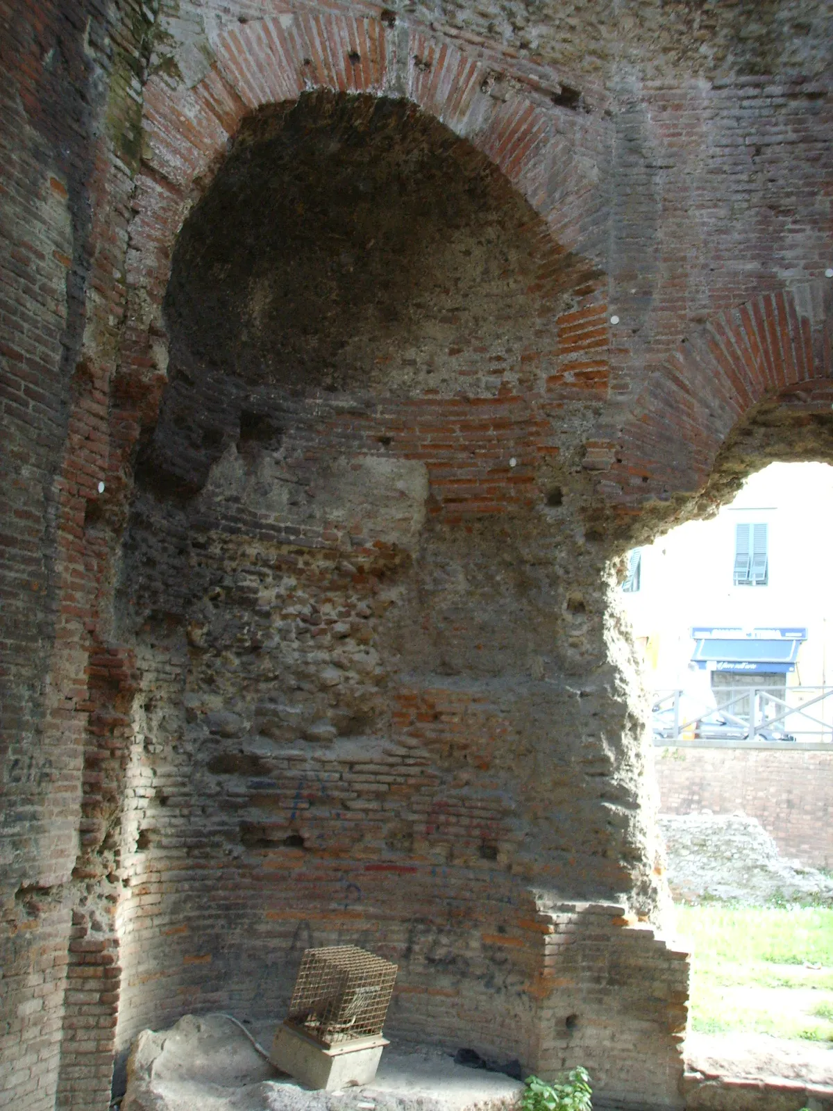 Representative view of Baths of Nero in Pisa.