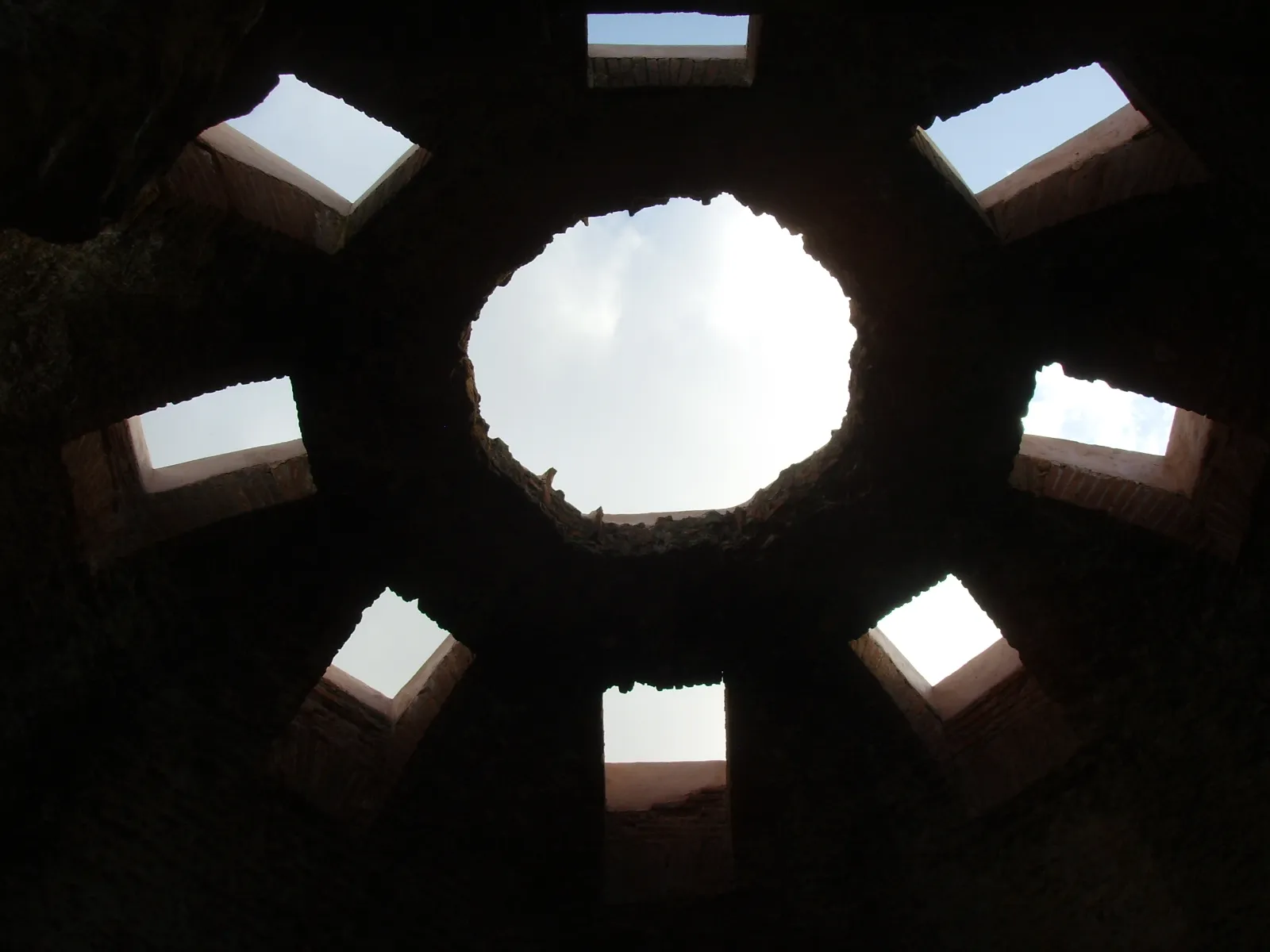 Representative view of Baths of Nero in Pisa.