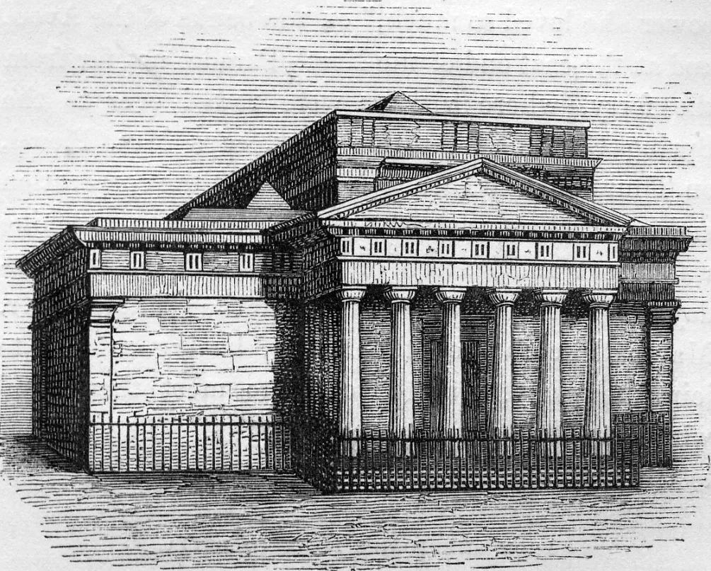 Representative view of Bath Royal Literary and Scientific Institution in Bath.