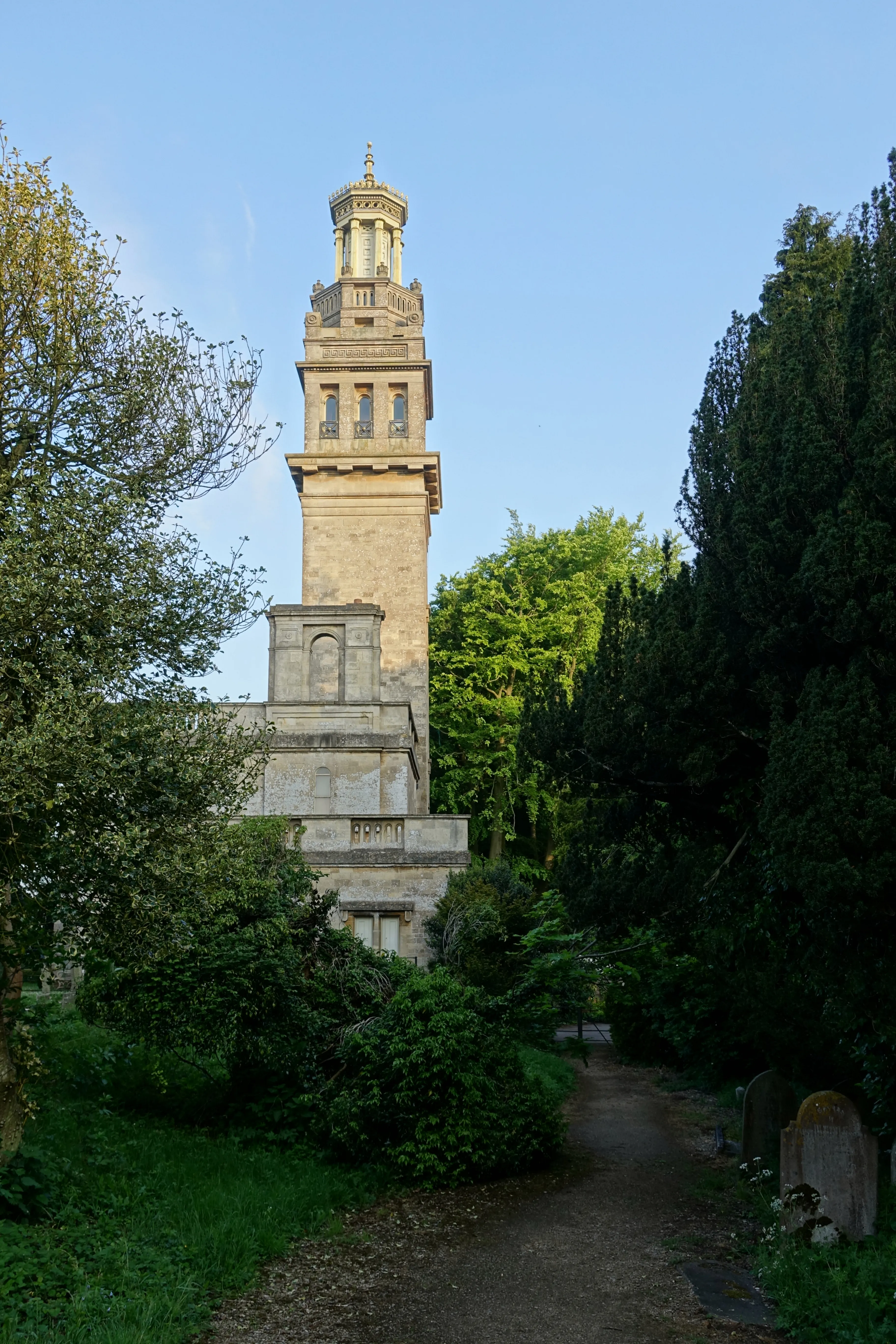 Exterior view of Beckford's Tower and Museum in Bath.