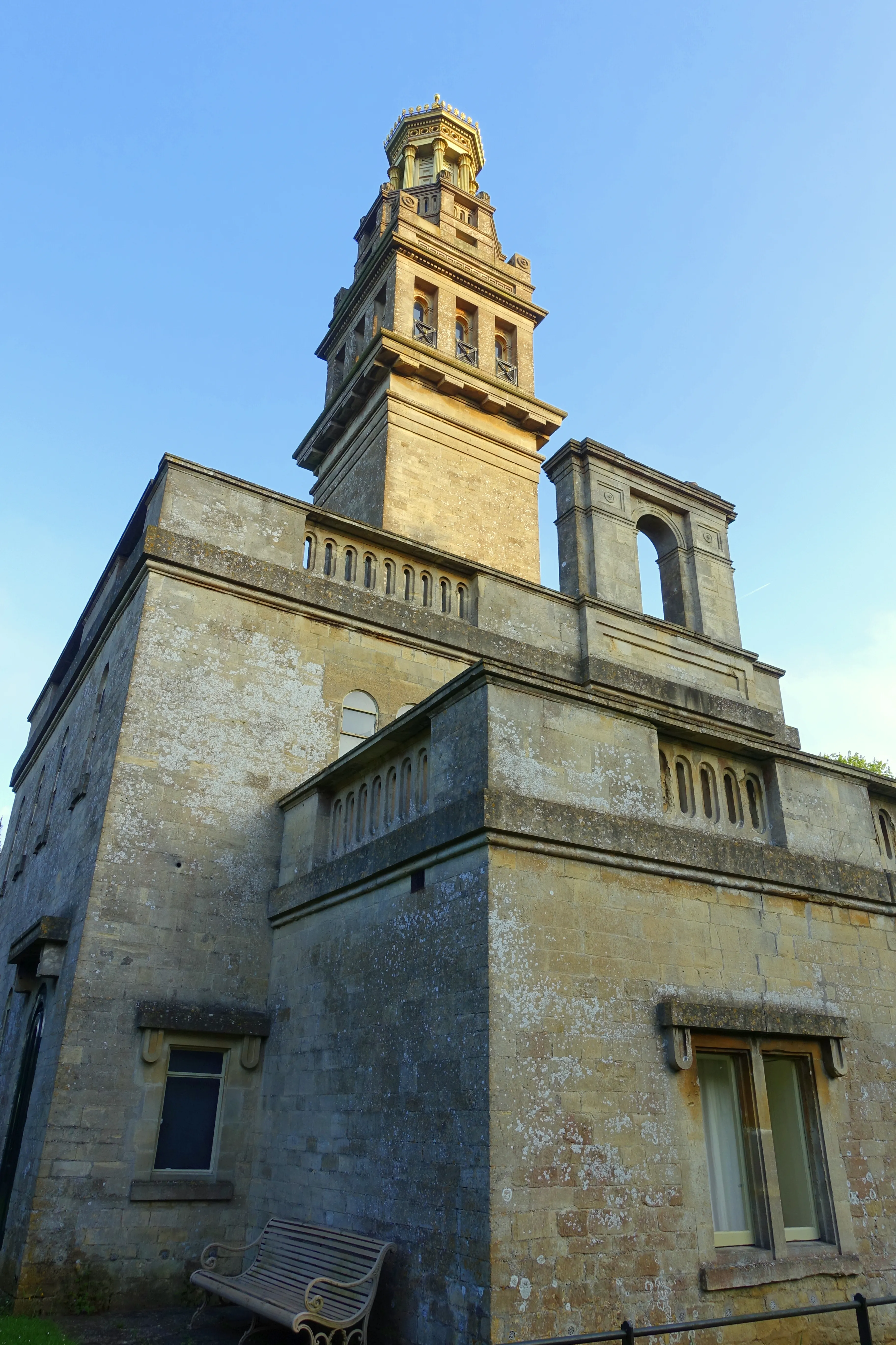Exterior view of Beckford's Tower and Museum in Bath.