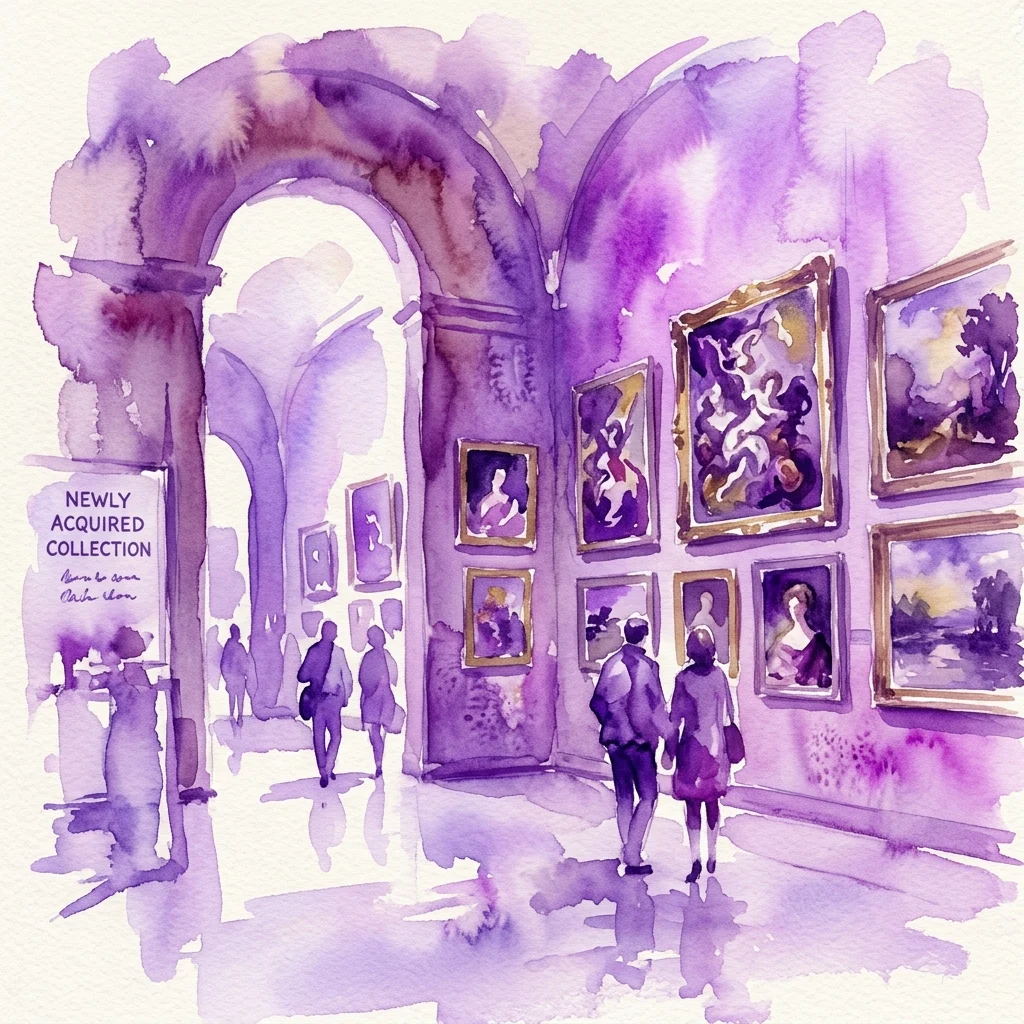 Grafika wystawy Nowe nabytki Muzeum Baroku i Galerii XIX wieku 1924–1930 w Belvedere