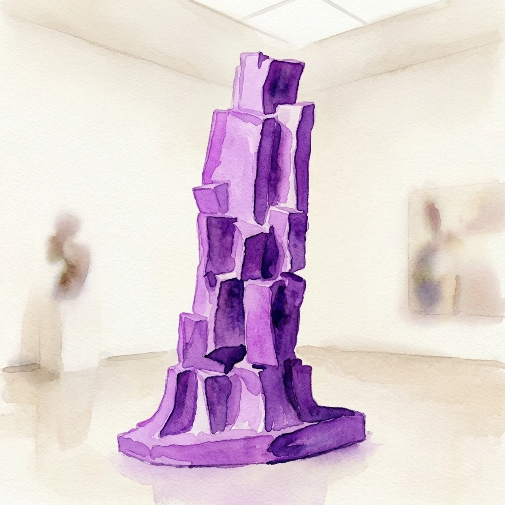 Grafika wystawy Stehende Figur, Monumental I, Studium do pomnika Richarda Wagnera w Moguncji w Belvedere