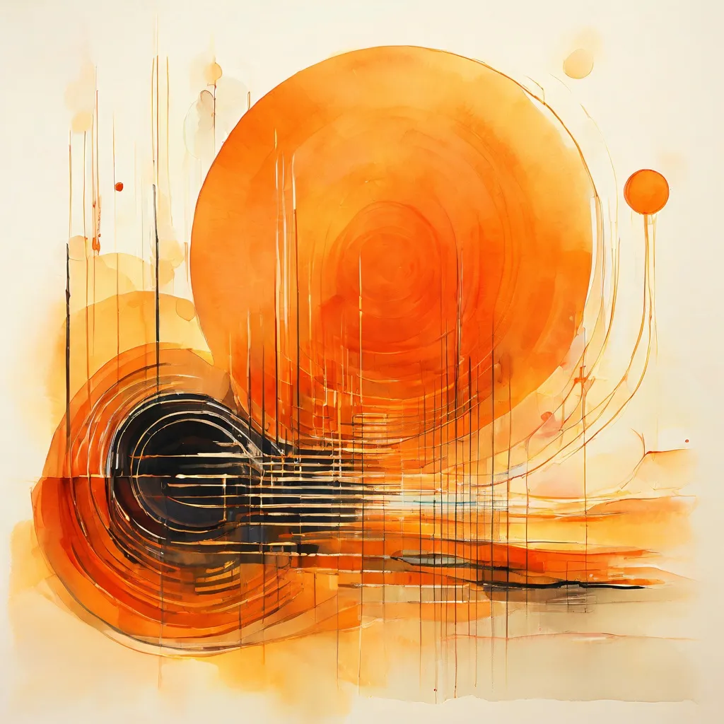 Een artistieke weergave van een radiomicrofoon in een museumgalerij, met abstracte beelden gerelateerd aan de EXODUS-tentoonstelling in het Bijbels Museum.
