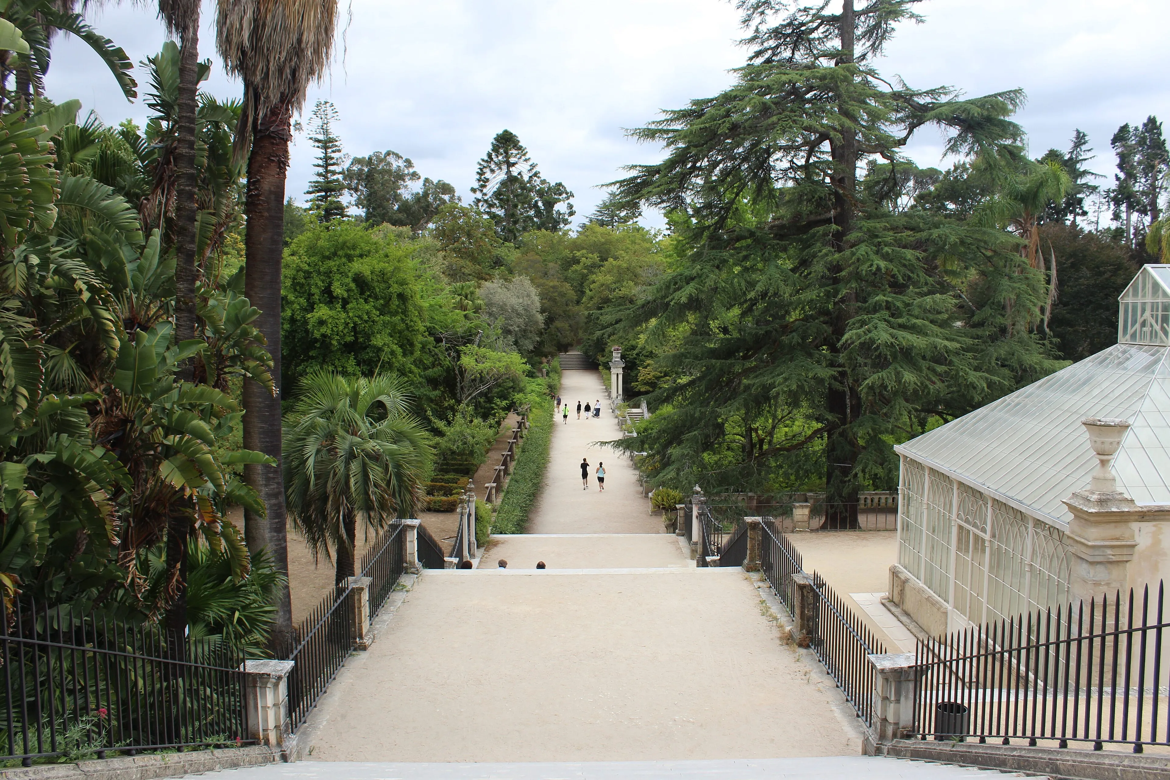 Exterior view of Botanical Garden of the University of Coimbra in Coimbra.