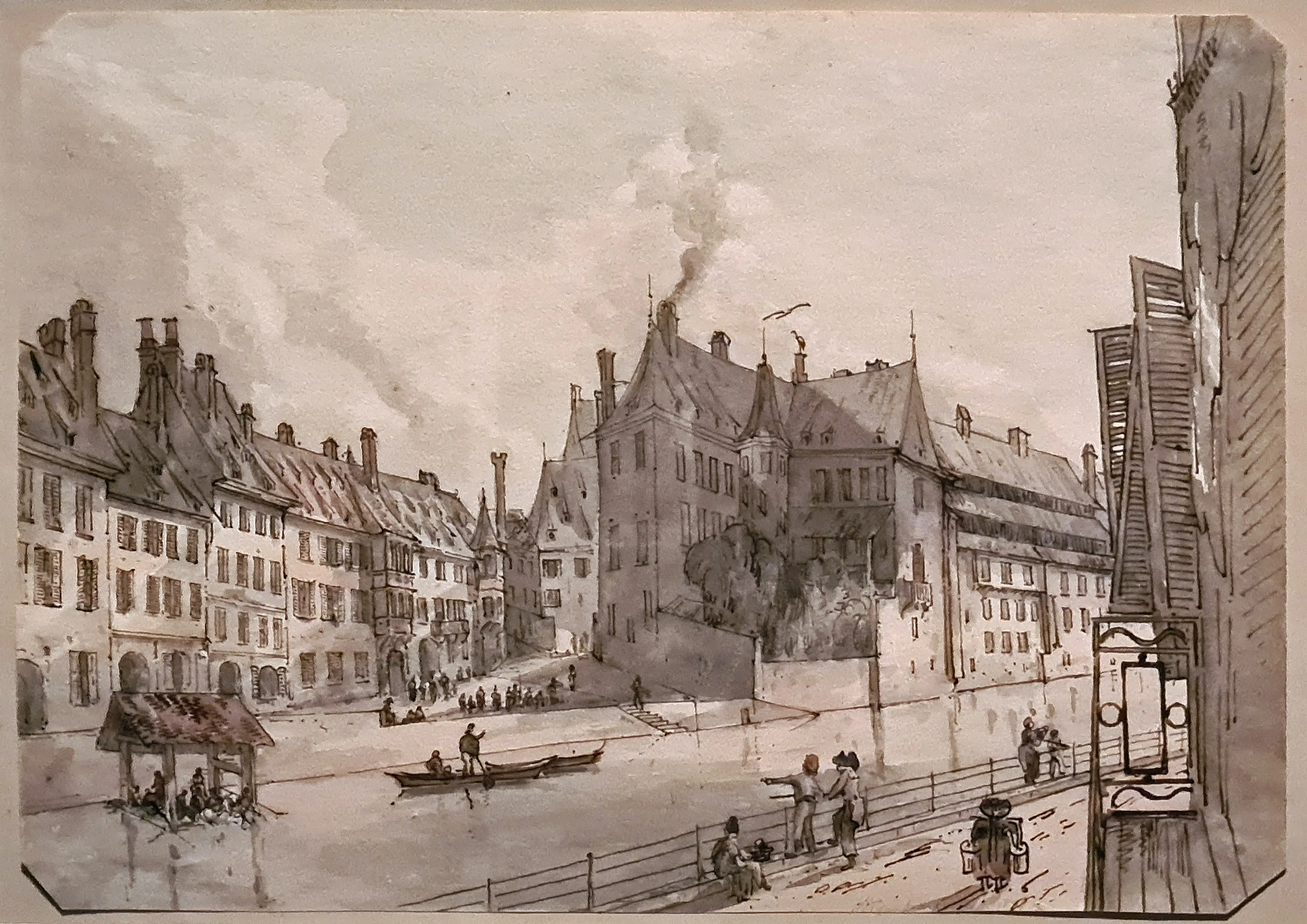 Vista representativa del Cabinet des Estampes et des Dessins en Estrasburgo.