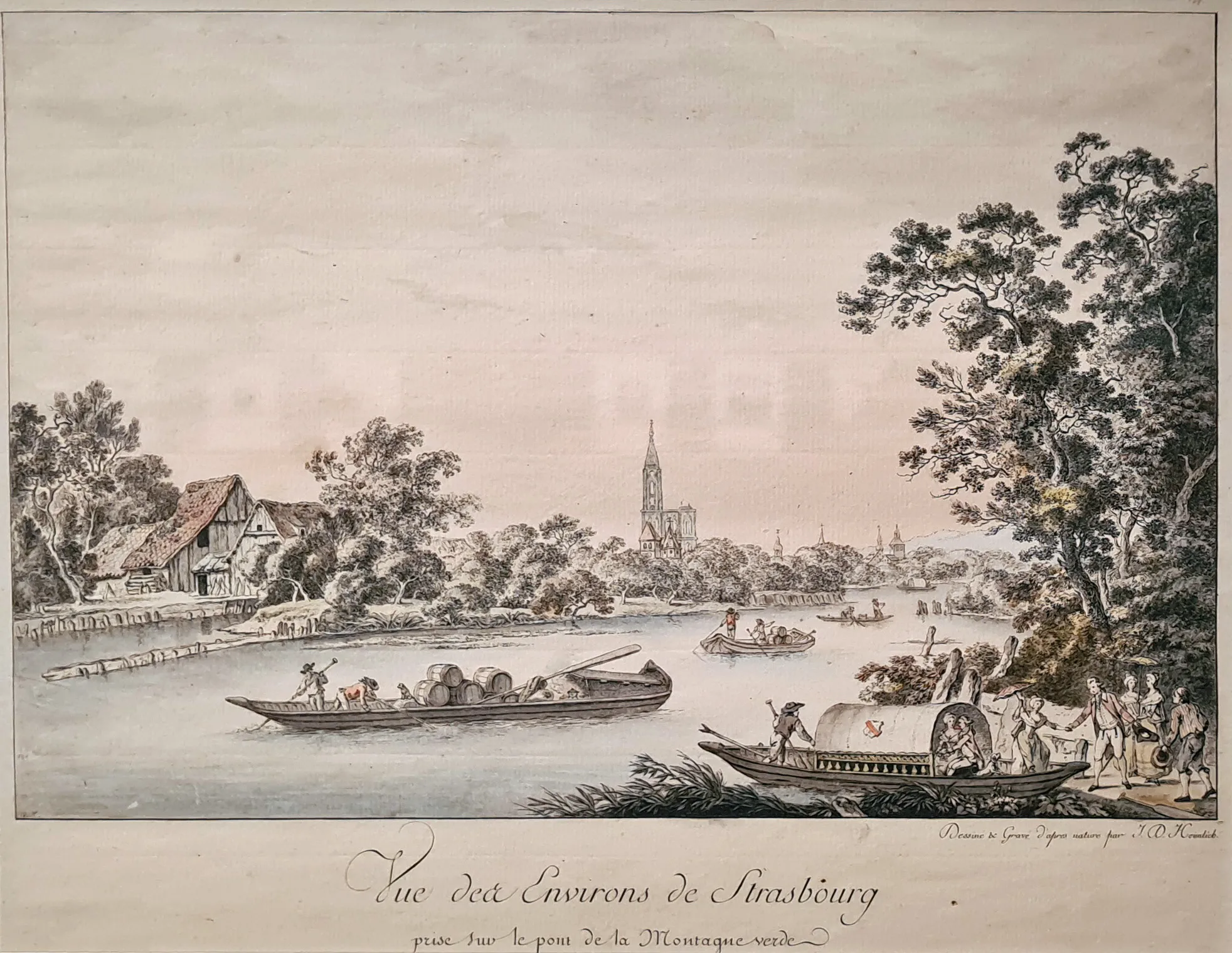 Vista representativa del Cabinet des Estampes et des Dessins en Estrasburgo.
