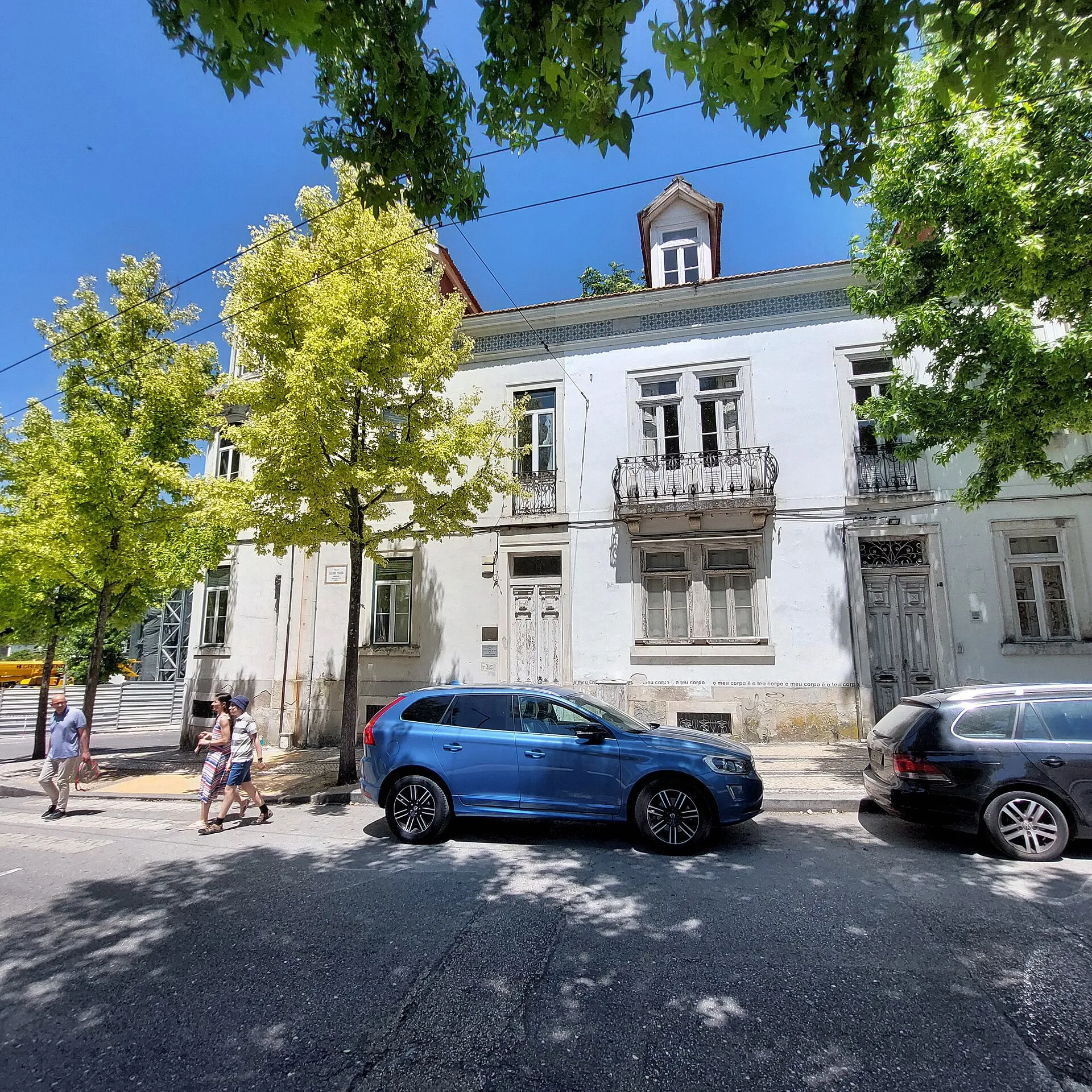 Vista exterior del Círculo de Artes Plásticas de Coimbra en Coímbra.