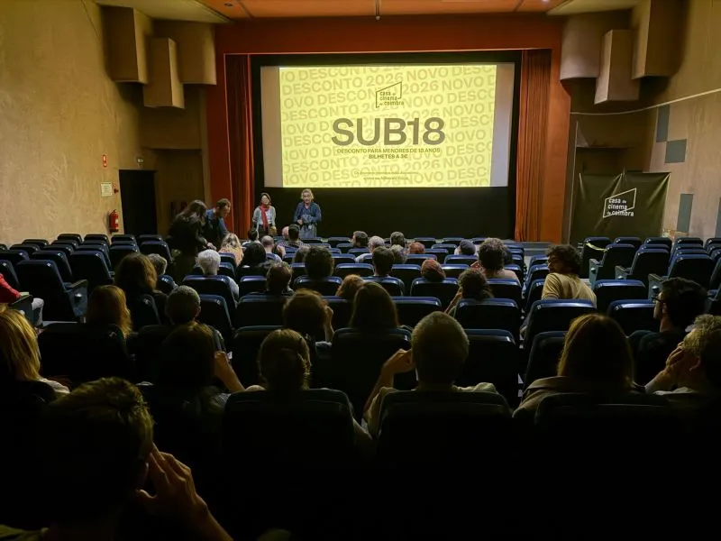 Reprezentatywny widok Casa do Cinema de Coimbra w Coimbrze.