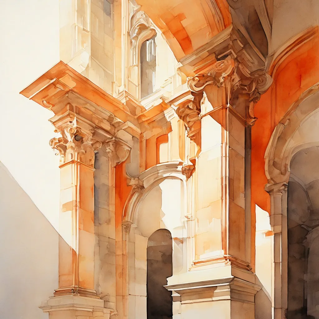 Una visualización artística de elementos arquitectónicos barrocos en Castle Howard en 2026.