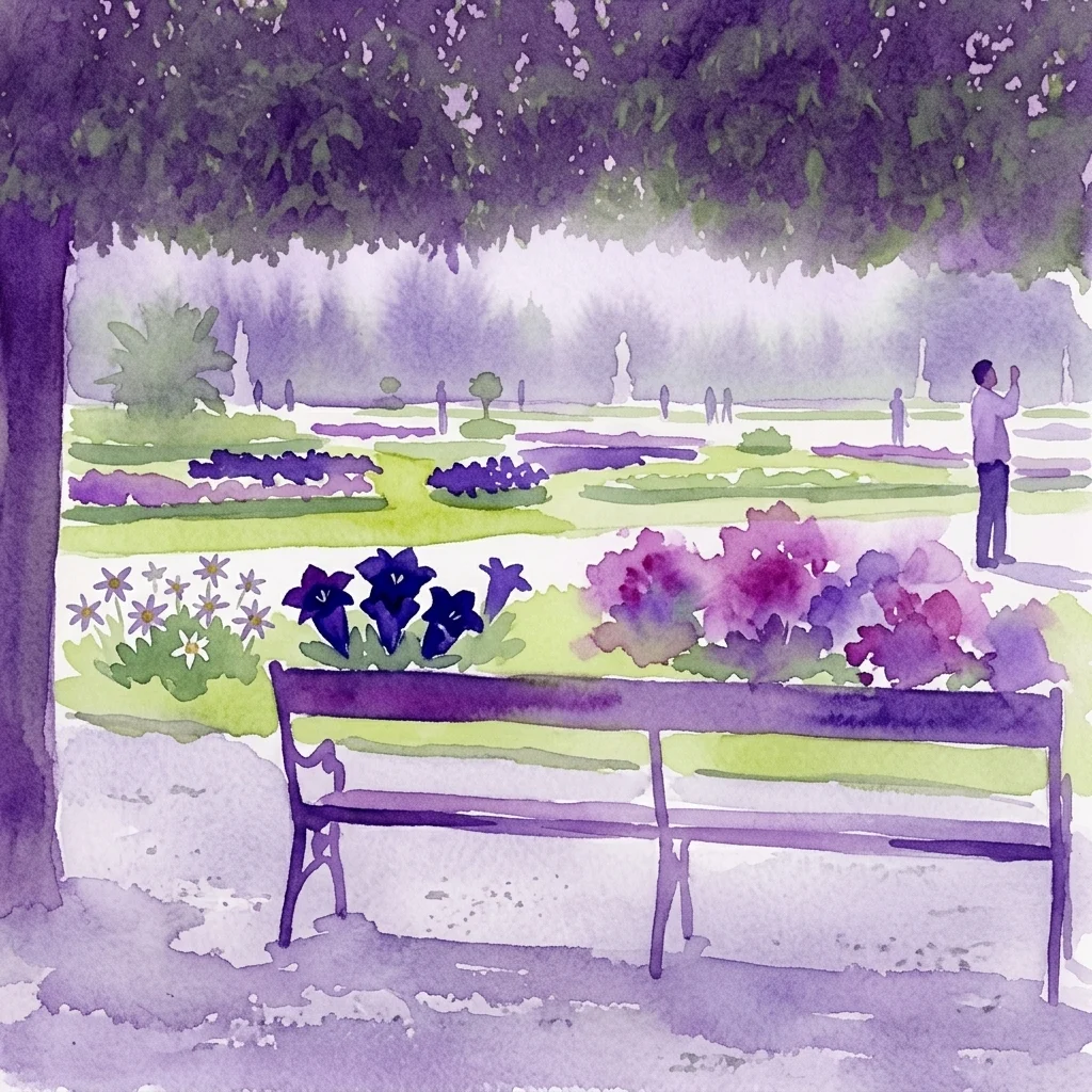 Imagen de la exposición Alpengarten en el Jardín Belvedere de Central Cemetery