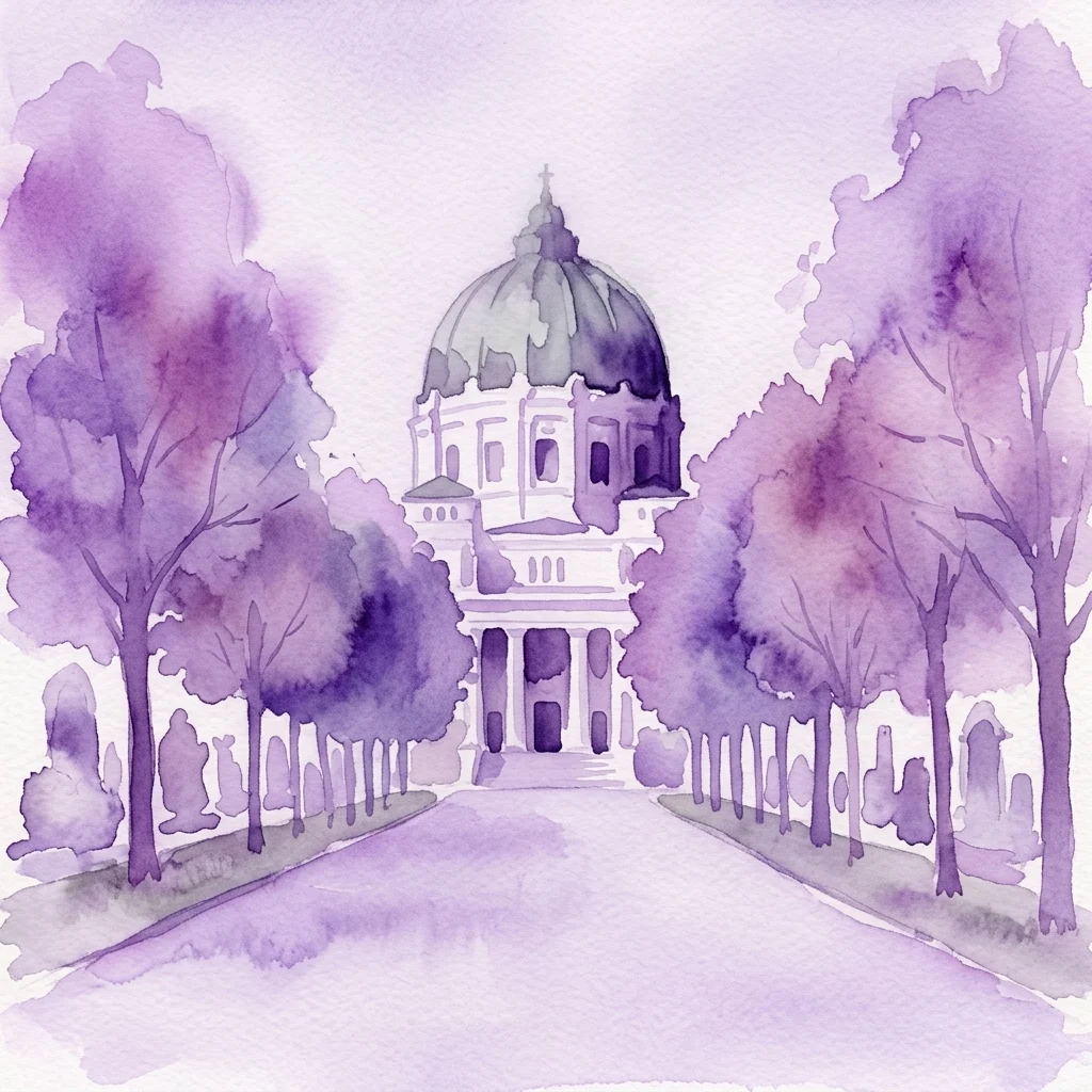 Wiener Zentralfriedhof (Central Cemetery Vienna) exhibition visual from Central Cemetery