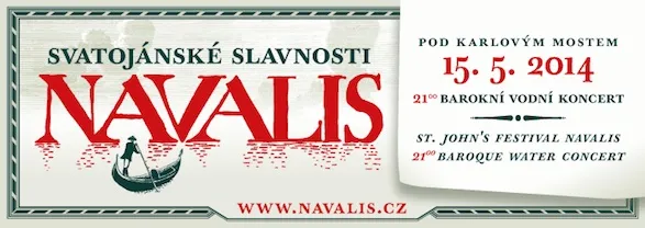 Promotionele banner voor het St. Jansfeest Navalis, met rode tekst 'NAVALIS' en een kleine bootillustratie.