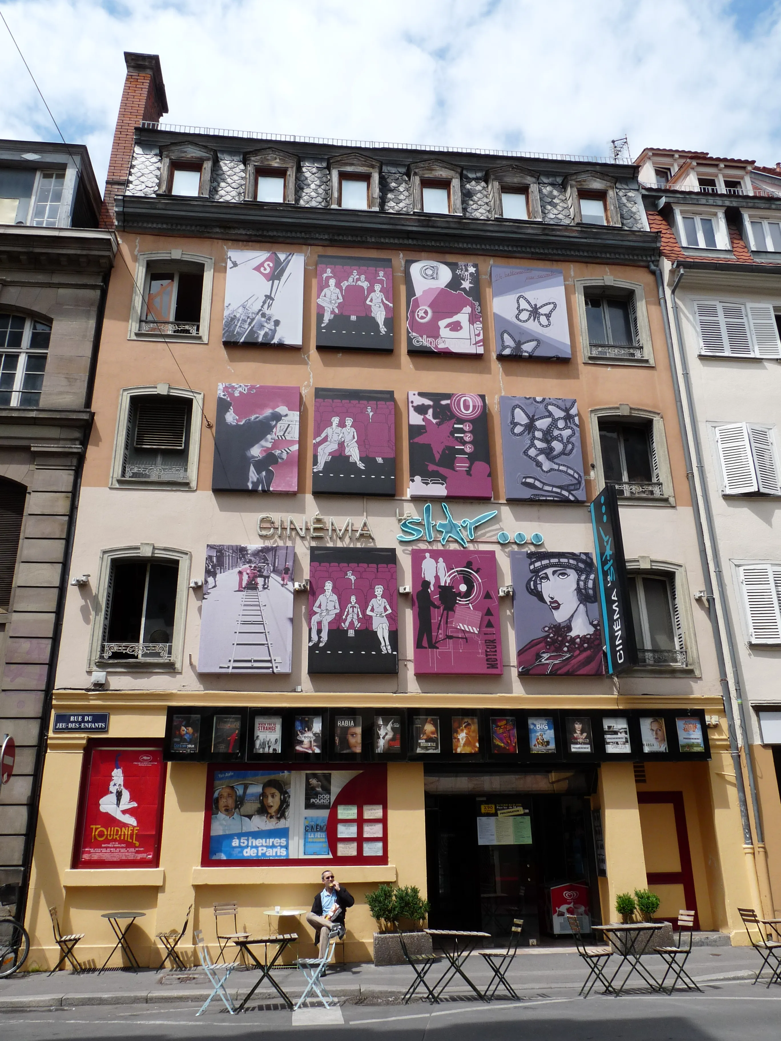 Exterior view of Cinéma Star in Strasbourg.
