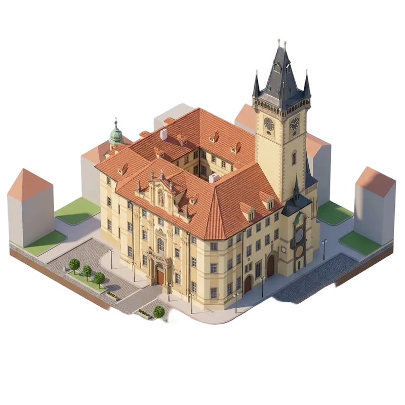 Clementinum Astronomical Tower and Baroque Library