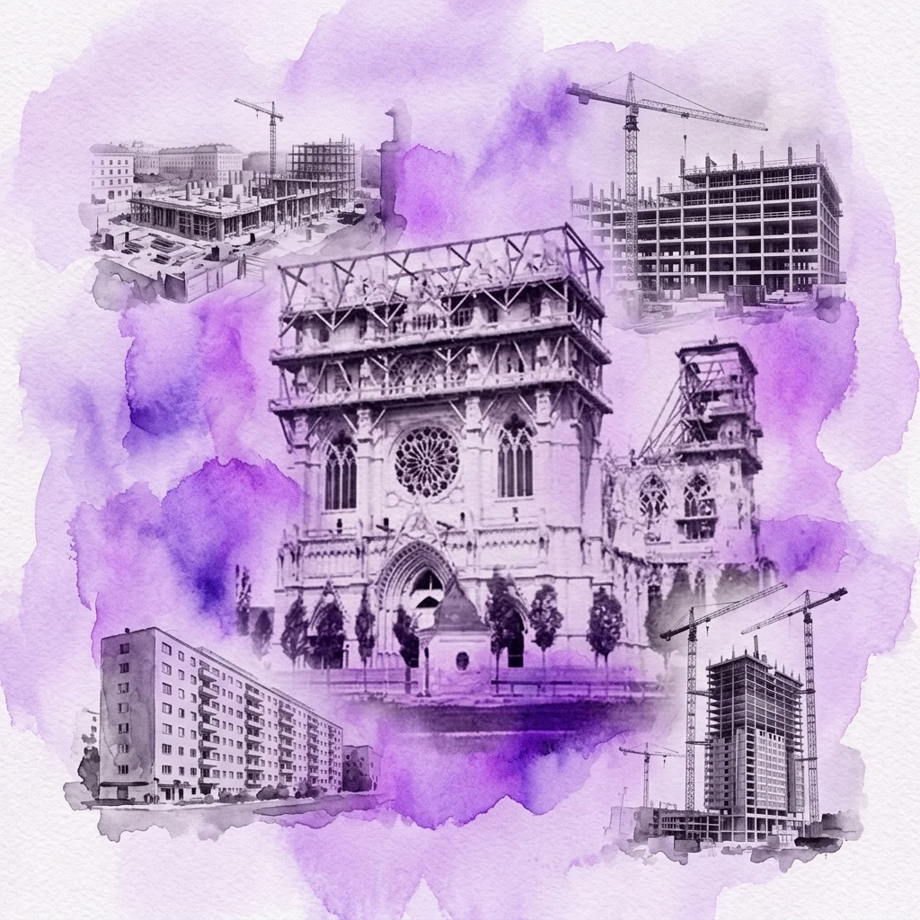 Building the City exhibition visual from Clock Museum