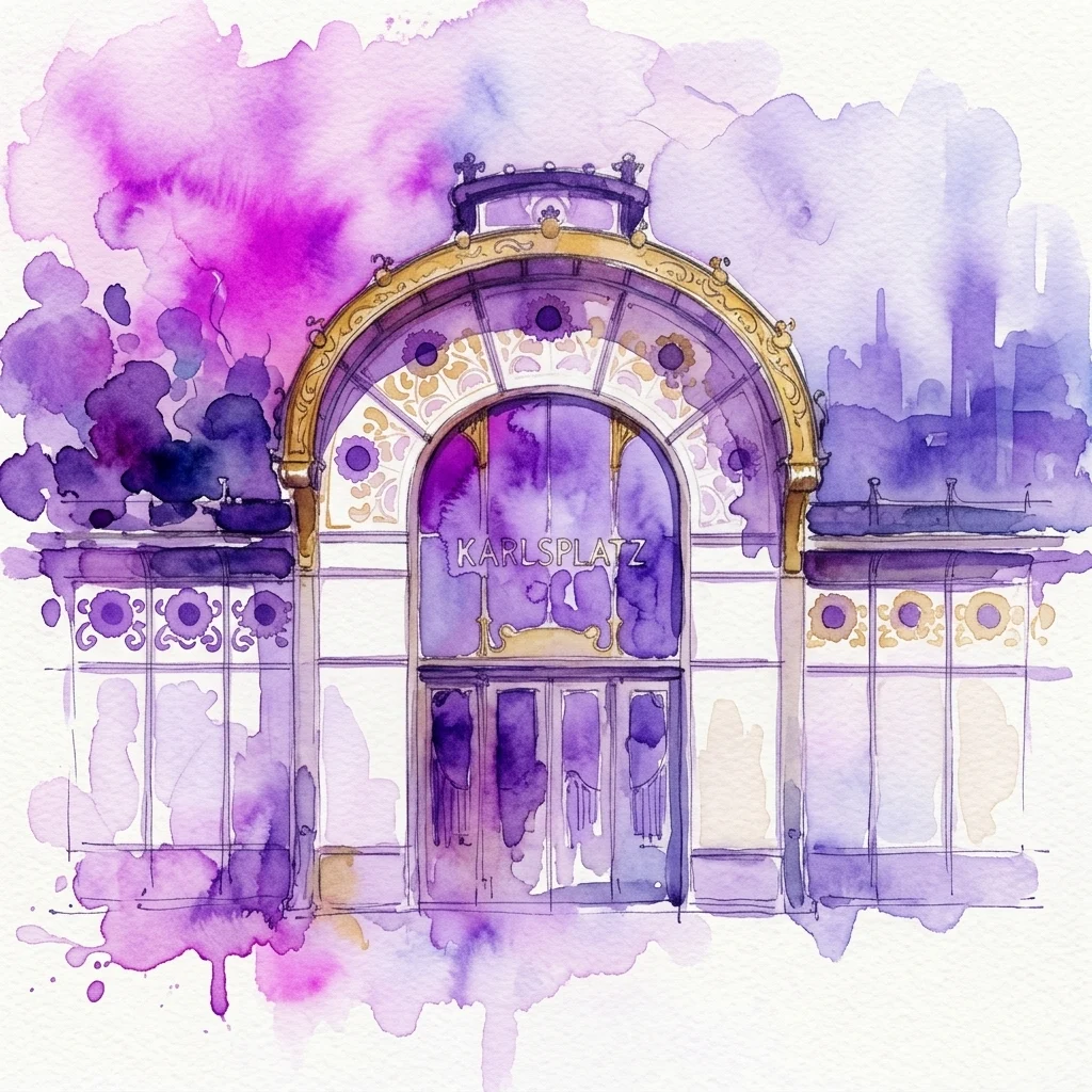 Imagen de la exposición Pabellón Karlsplatz de Otto Wagner de Clock Museum