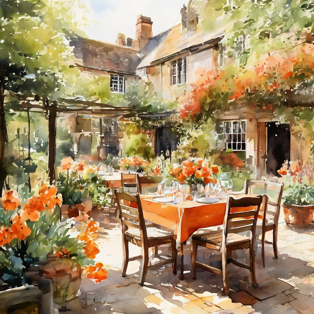 Cogges Kitchen Cafe erkend voor buiten dineren in Oxfordshire