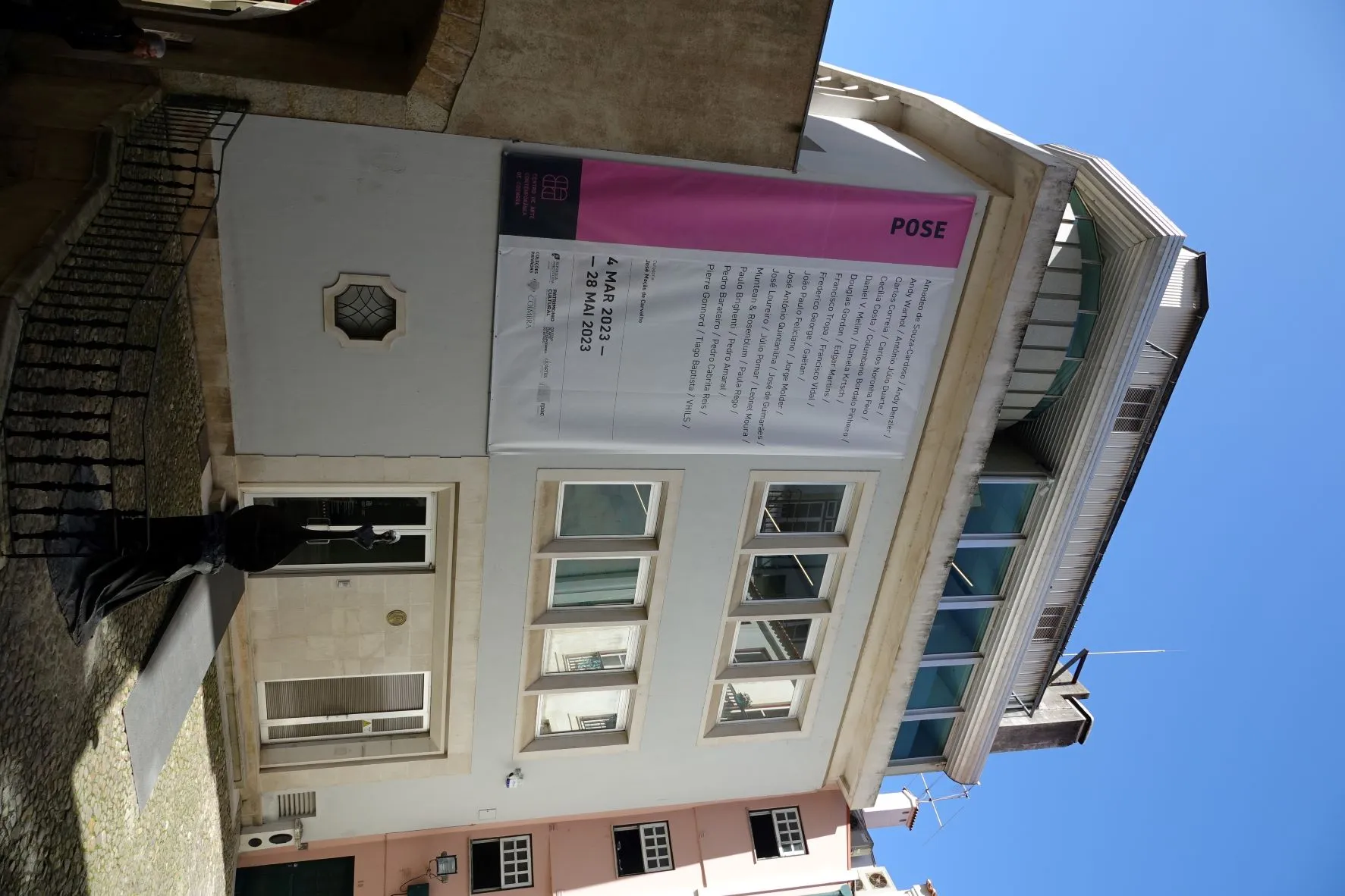 Widok z zewnątrz na Coimbra Contemporary Art Centre w Coimbrze.