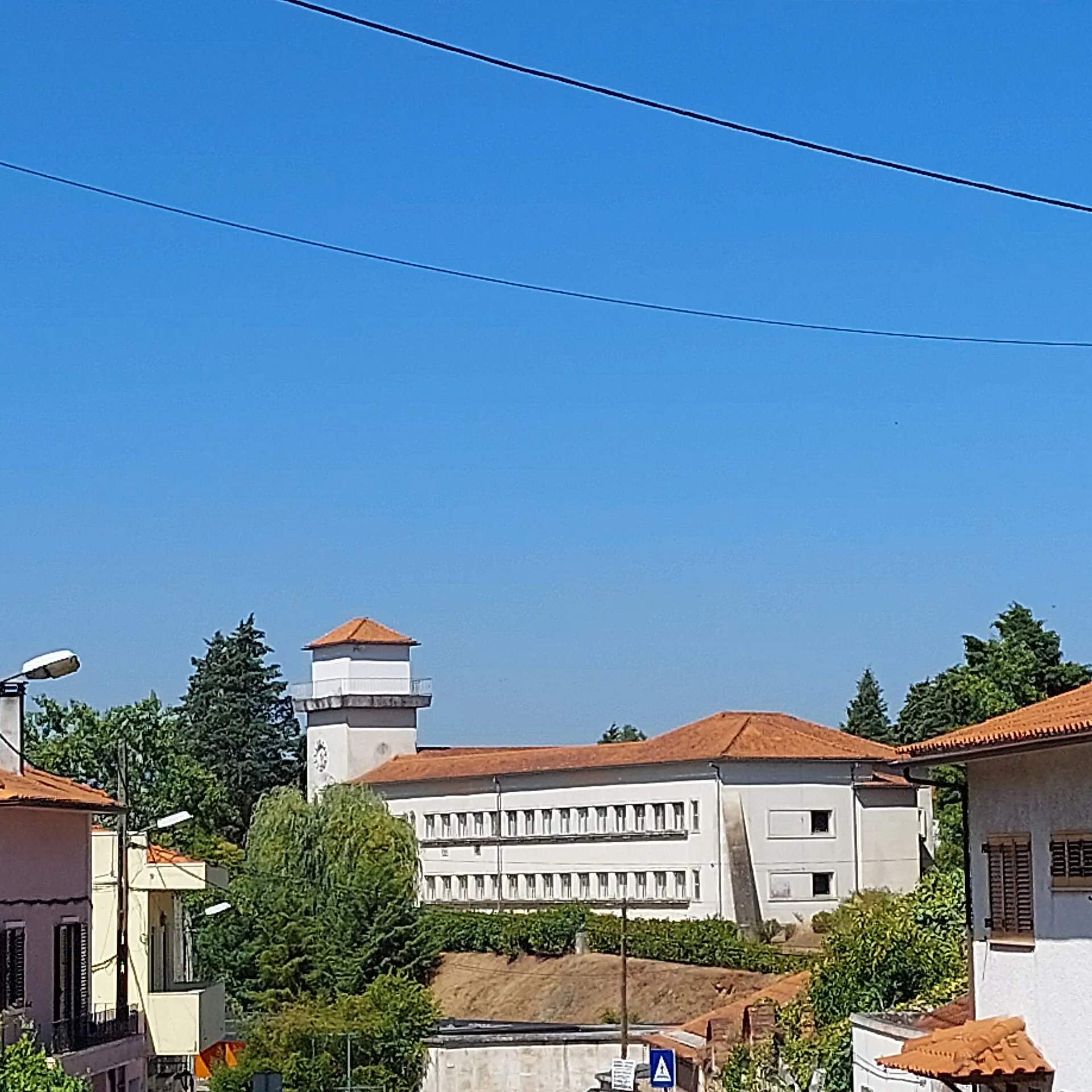 Exterior view of Geophysical and Astronomical Observatory of the University of Coimbra in Coimbra.