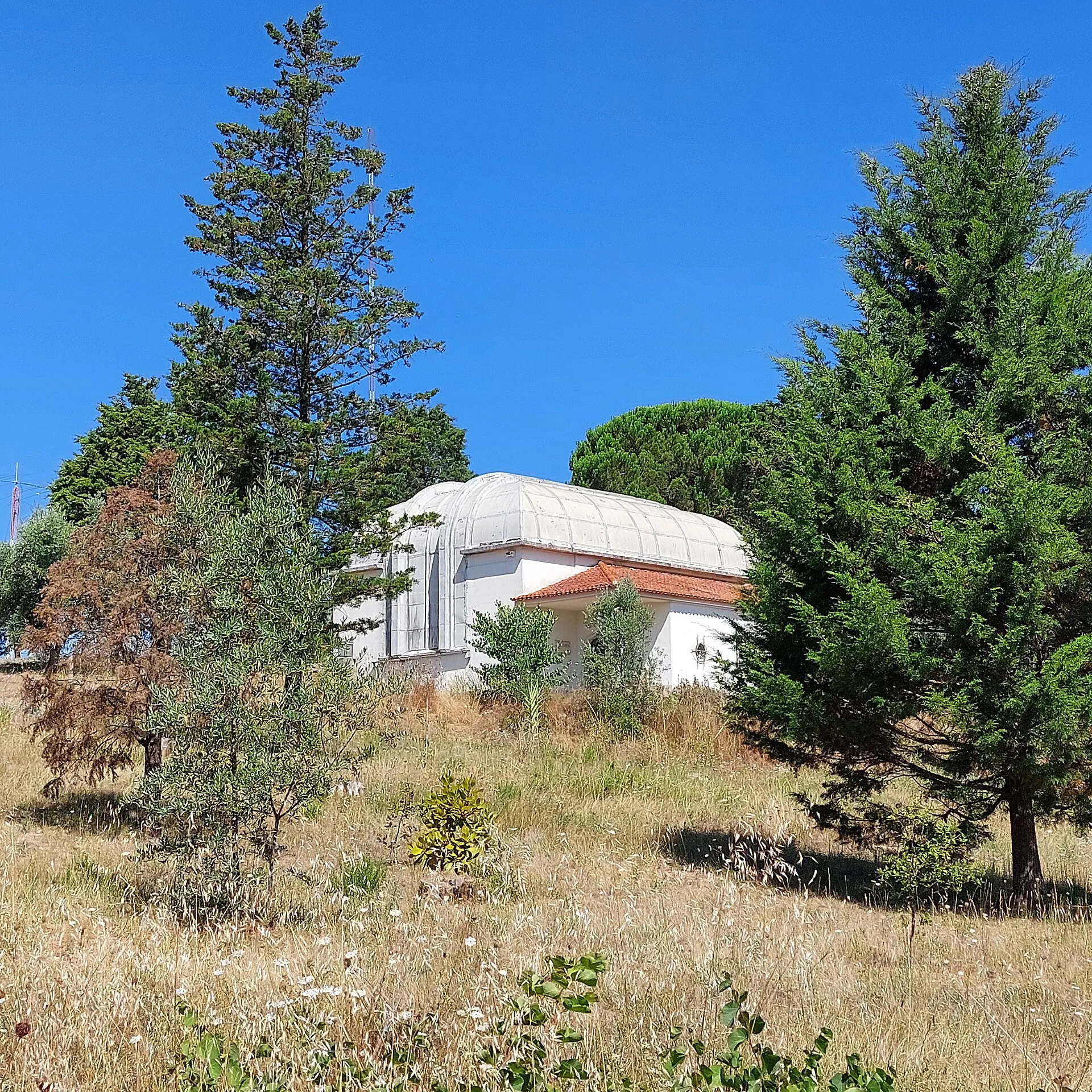 Exterior view of Geophysical and Astronomical Observatory of the University of Coimbra in Coimbra.