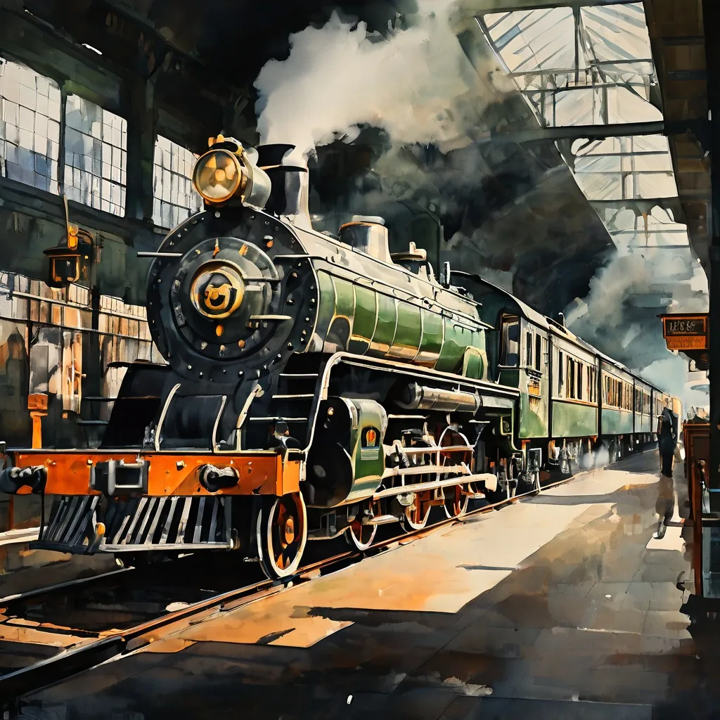 A detailed view of a historic steam locomotive being celebrated at Didcot Railway Centre.