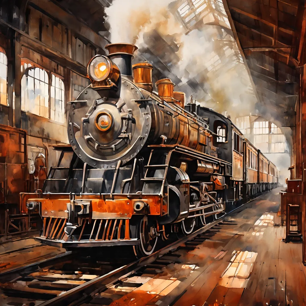 La histórica locomotora Lady of Legend exhibida en el Didcot Railway Centre.