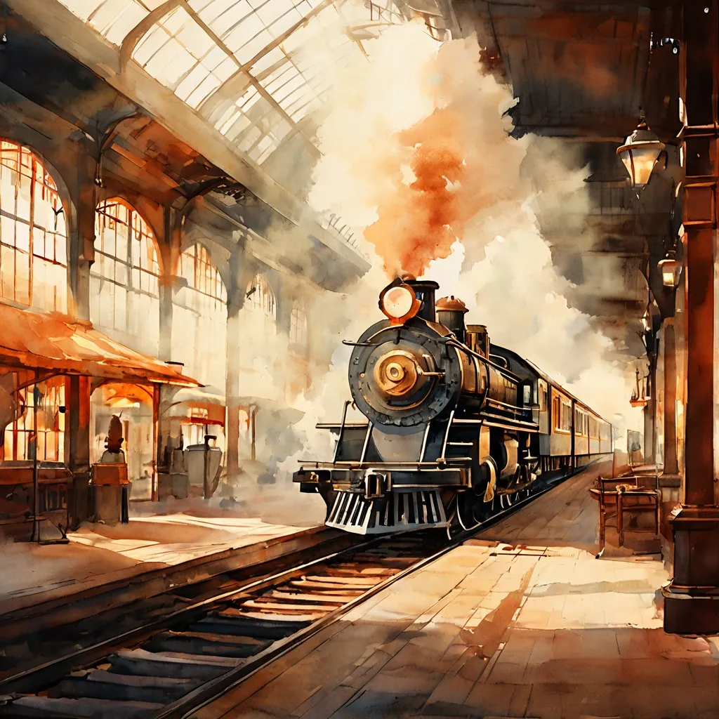 Una representación decorativa de la experiencia de un museo galardonado en el Didcot Railway Centre.