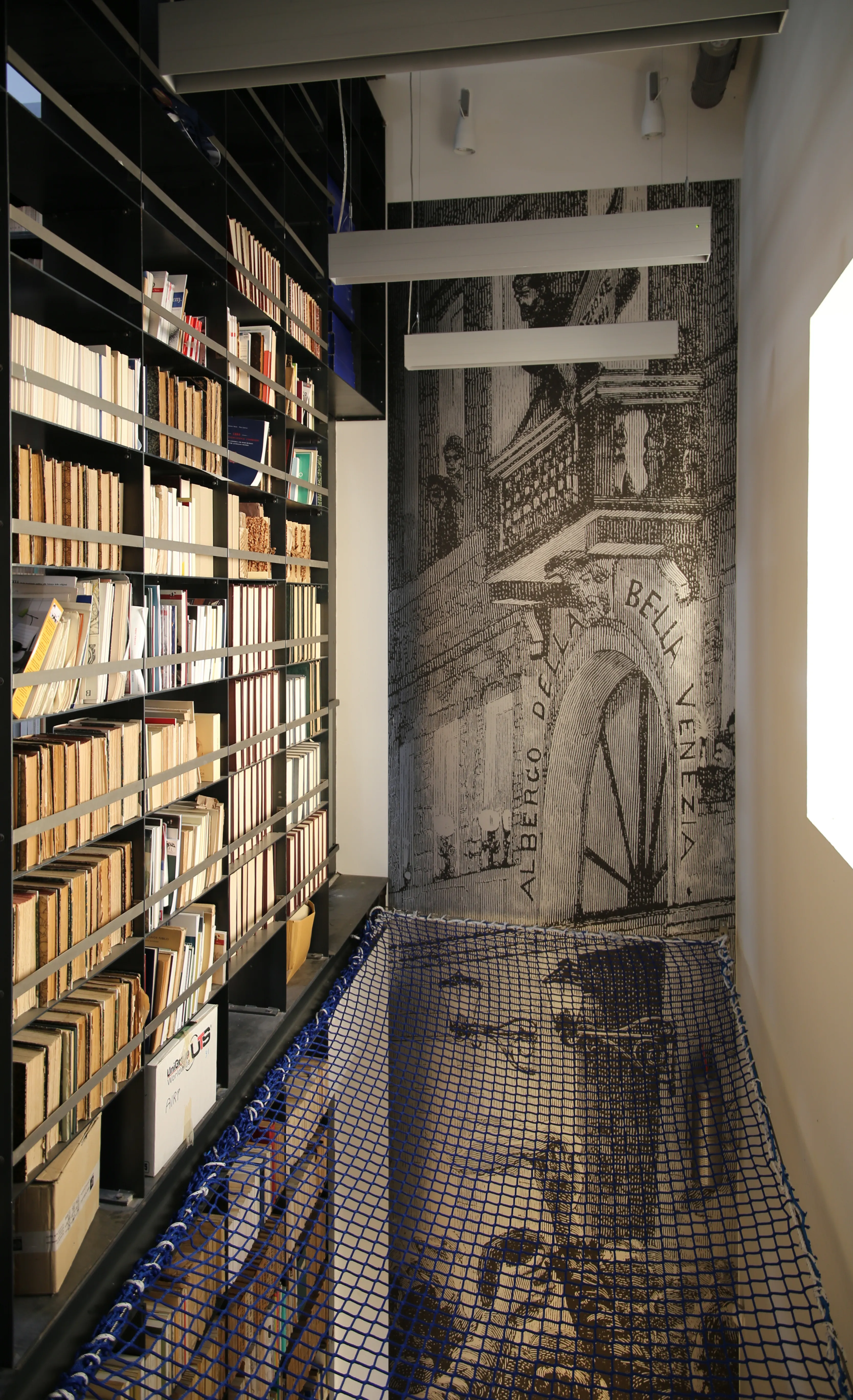 Interior view of Domus Mazziniana in Pisa.