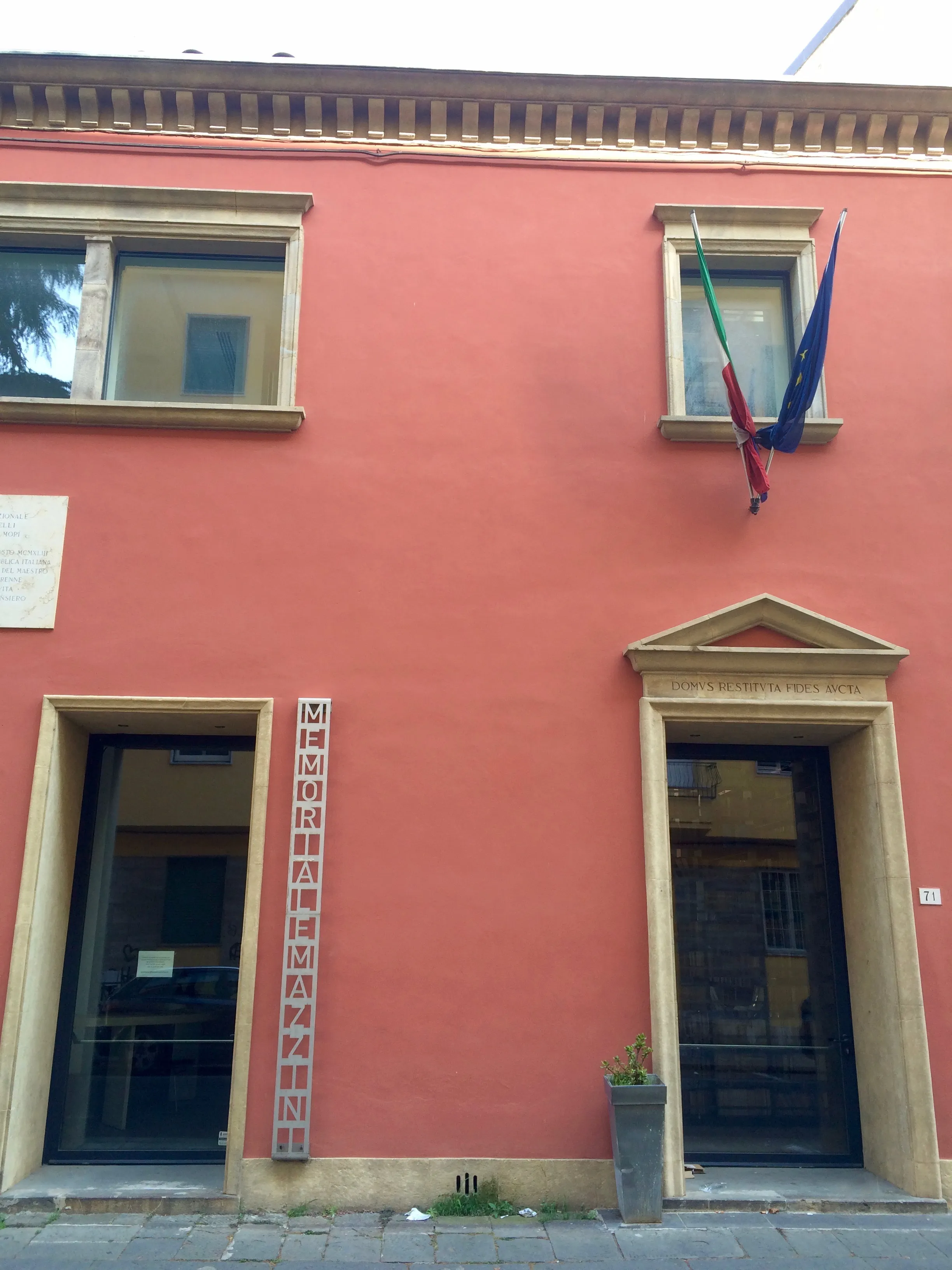Exterior view of Domus Mazziniana in Pisa.