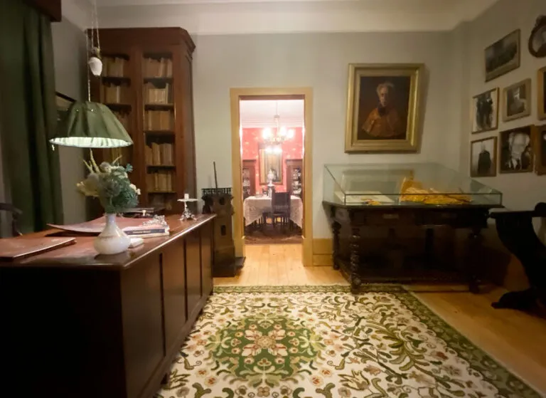 Representative view of Elysio de Moura House-Museum in Coimbra.