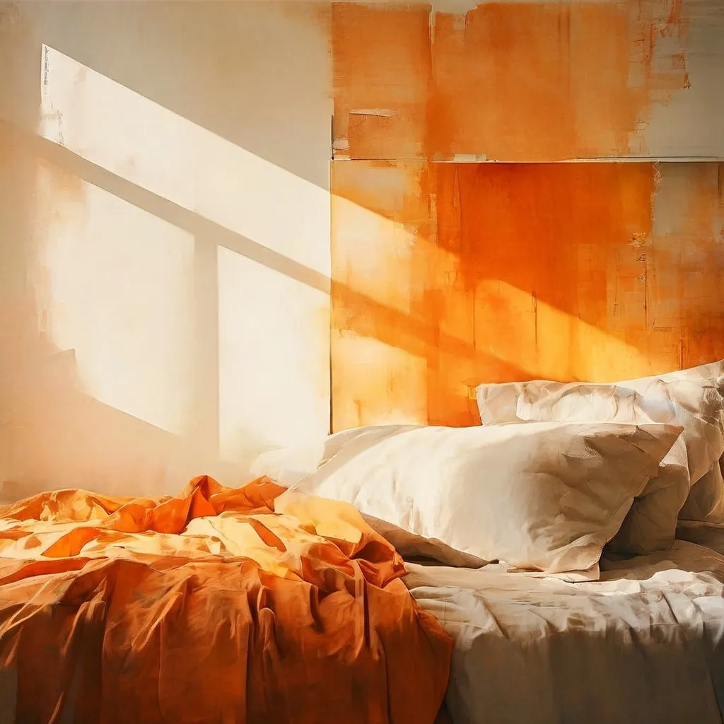 Abstract fine art photography depicting intimate bedroom textures for the Autoretrato exhibition at Espacio Marzana.