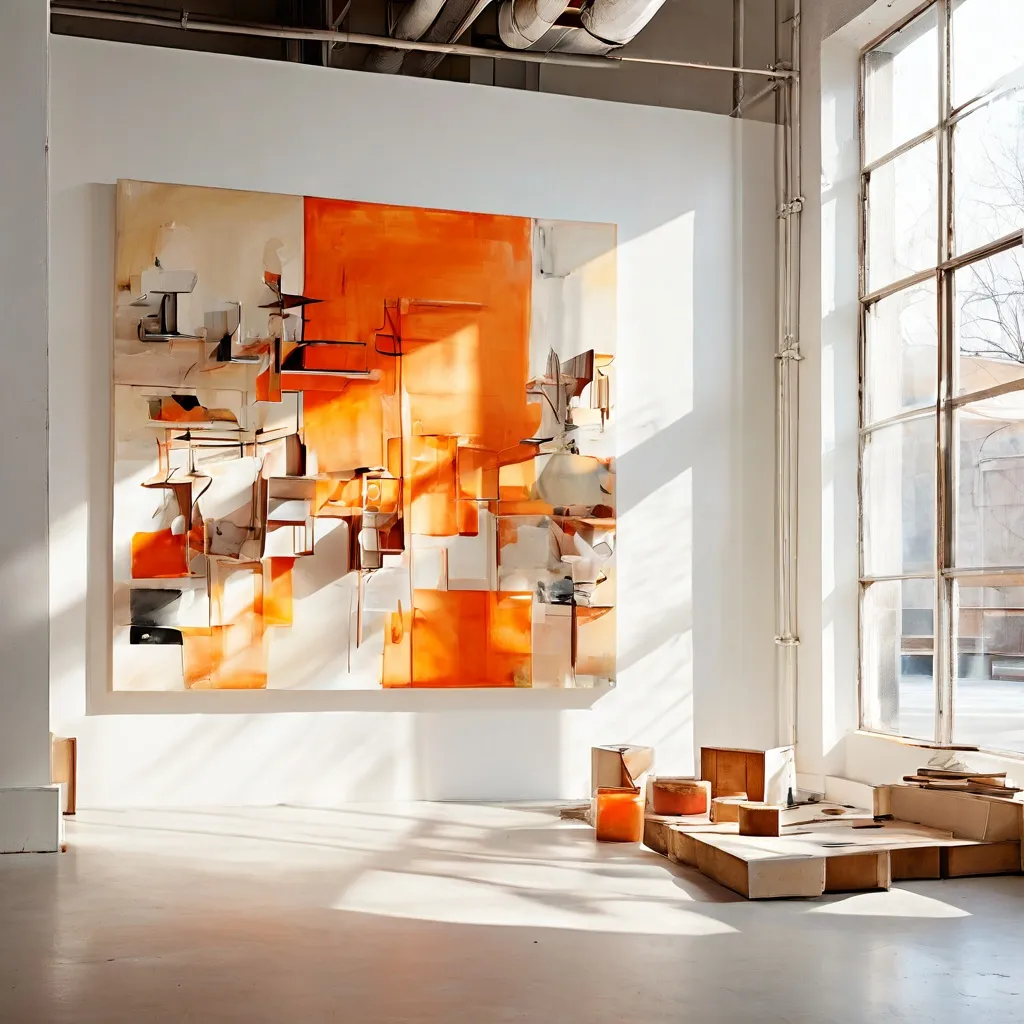 Instalación de arte contemporáneo titulada Bision, Ziega en Espacio Marzana, Bilbao.