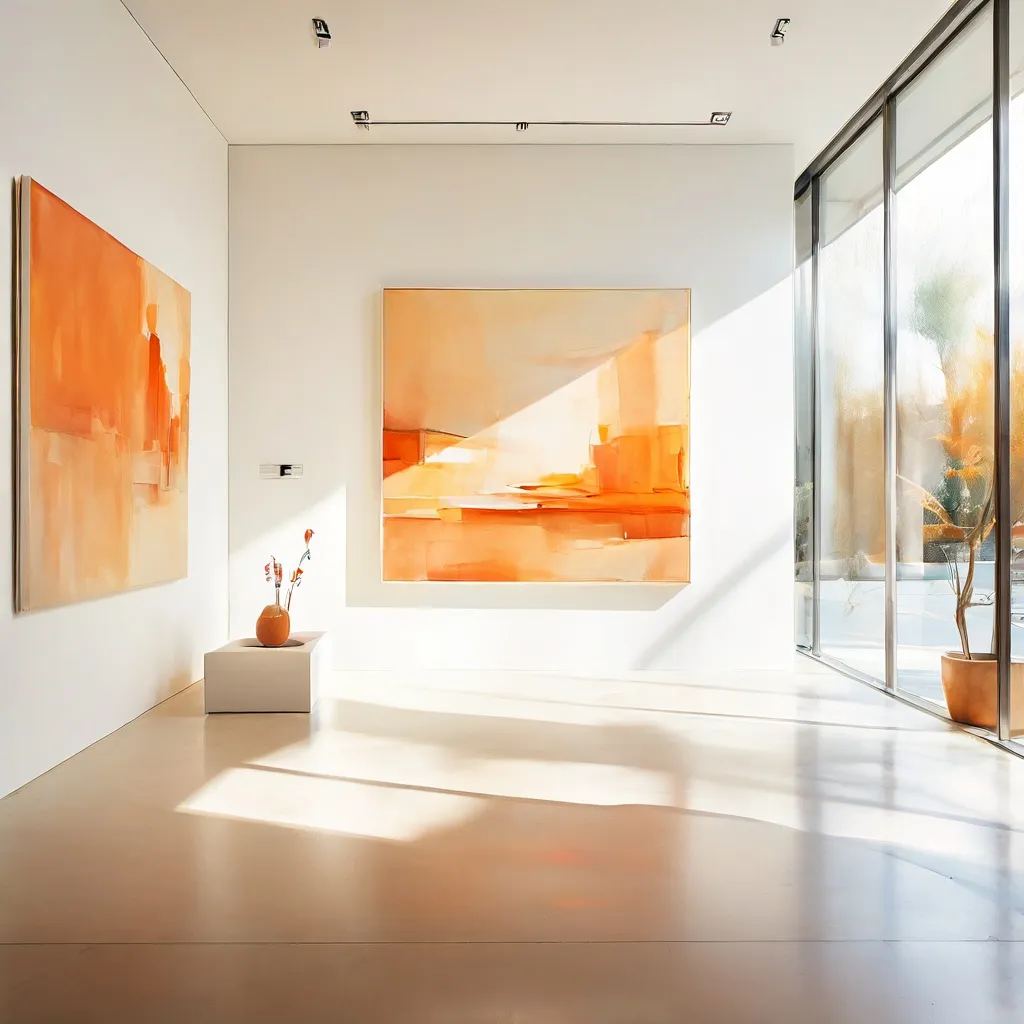 Een presentatie van de figuratieve schilderijen van Elena Goñi in de galerie Espacio Marzana in Bilbao.