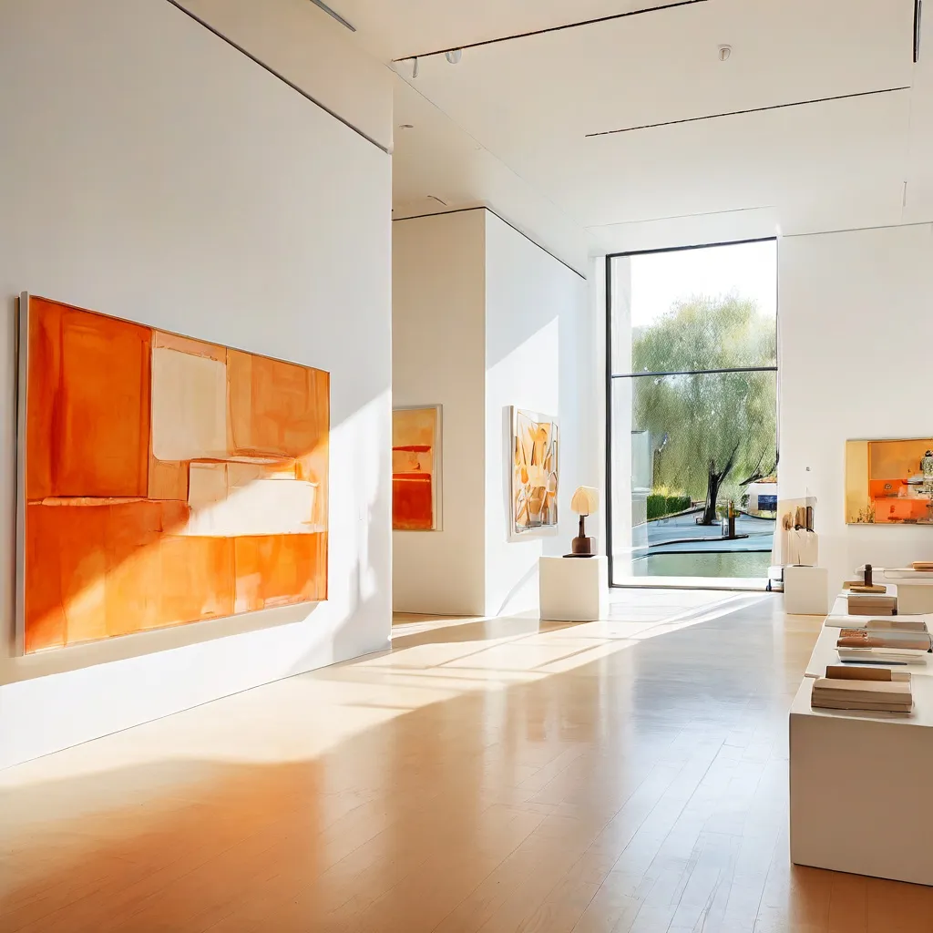 Una vista del espacio de exposición de arte contemporáneo en Espacio Marzana, Bilbao.
