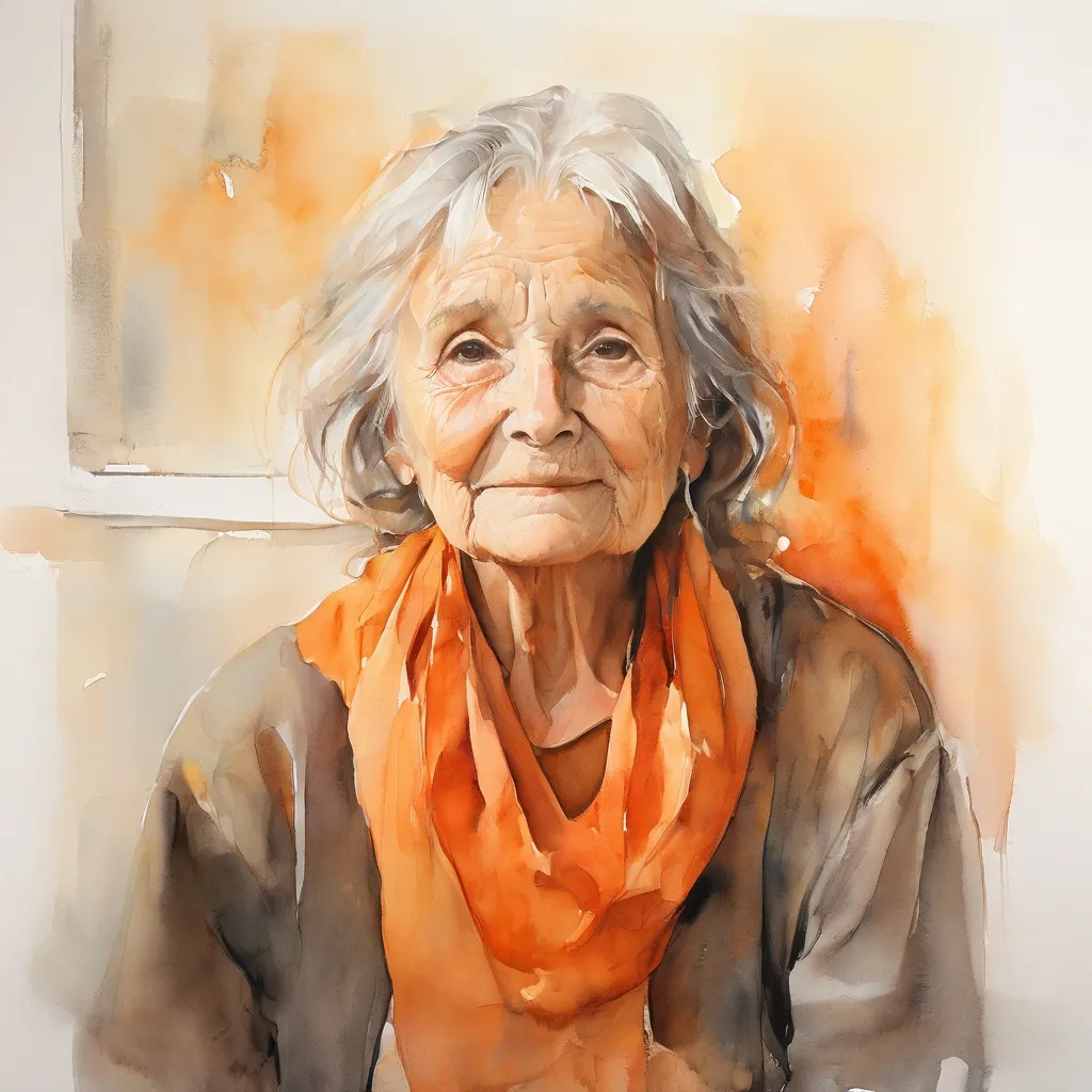 A portrait painting from the Flappers exhibition displayed on a clean white wall at Espacio Marzana.