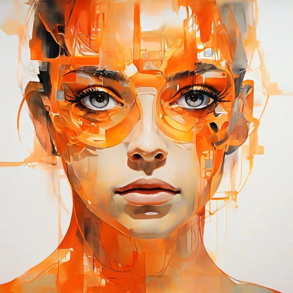 Contemporary artwork by Marina Núñez on display at Espacio Marzana, featuring surreal and transformative human forms.