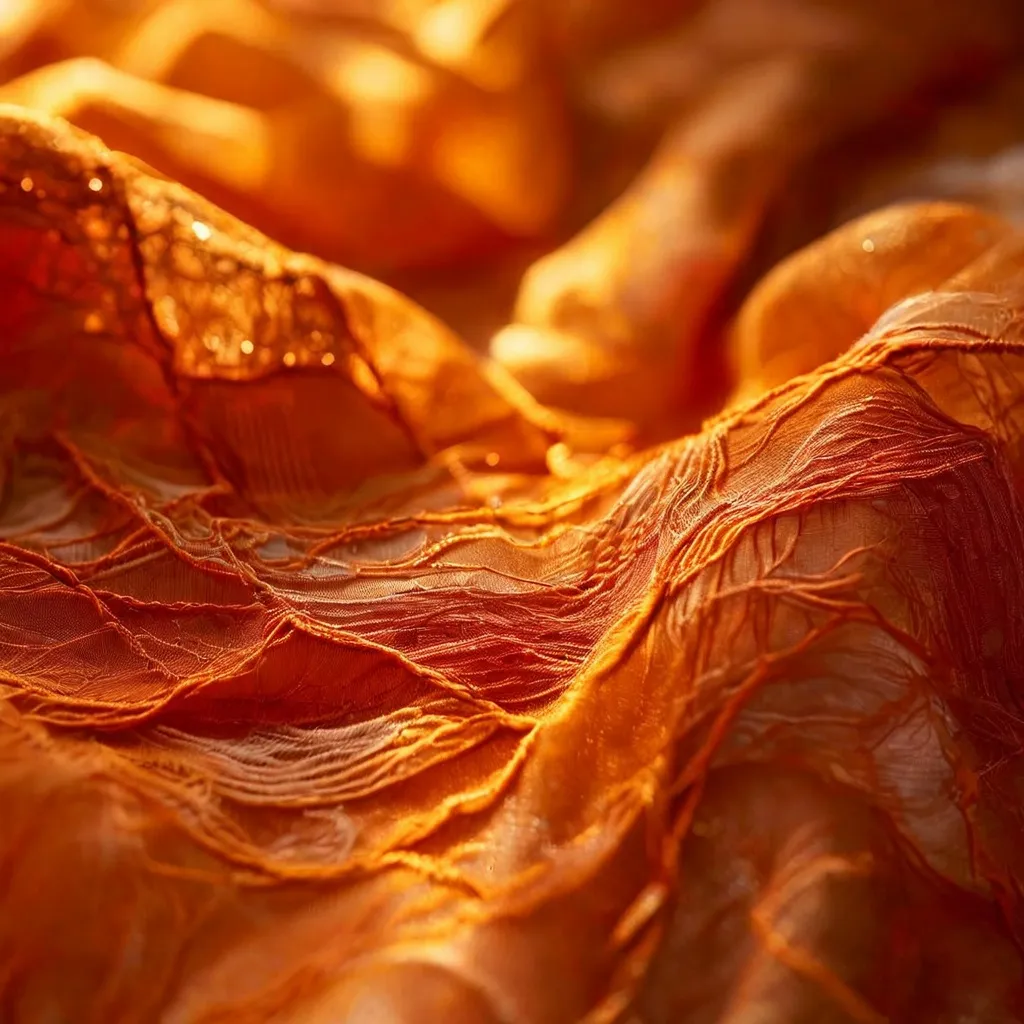 Abstract artistic close-up of delicate embroidery patterns on fabric, part of Naia del Castillo's Nido de Abeja project.