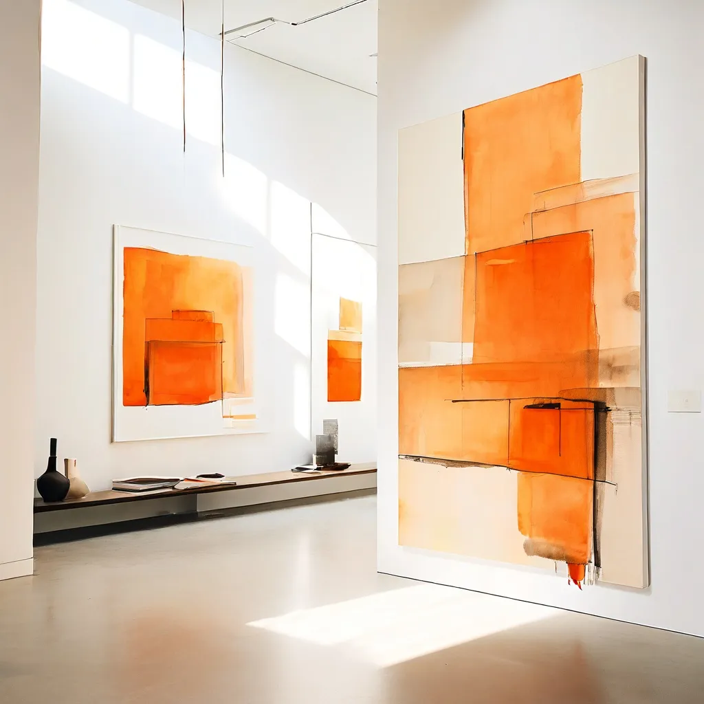 A curated wall of contemporary drawings by Patxi Ezquieta displayed within the Espacio Marzana gallery space.