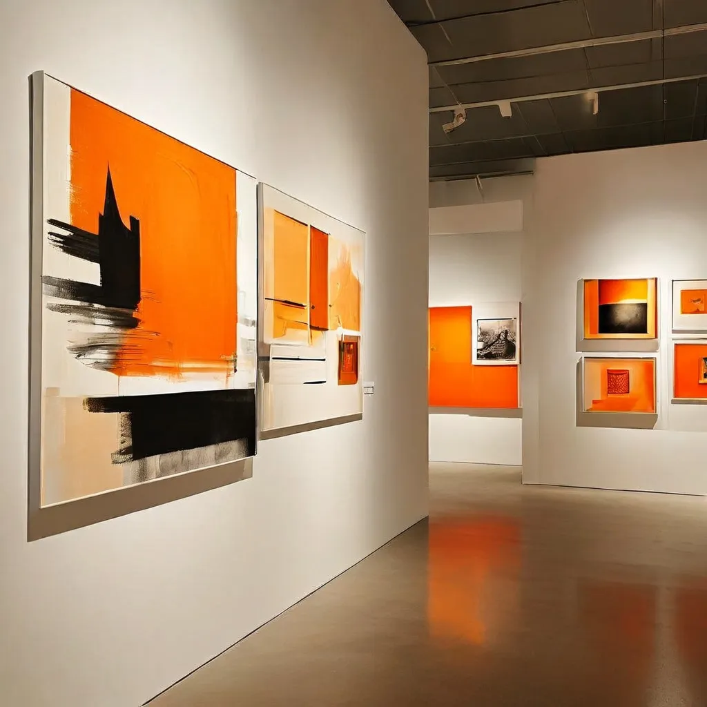 Hedendaagse kunstinstallatie uit de Brand Strategies-tentoonstelling van PSJM bij Espacio Marzana in een strakke galerieruimte.