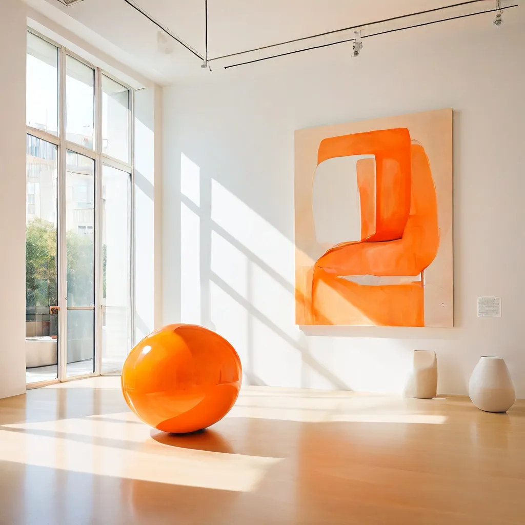Una instalación conceptual que refleja el estilo de arte contemporáneo presente en Espacio Marzana.