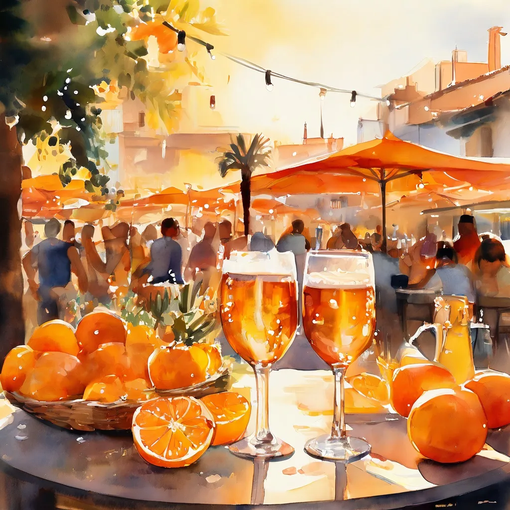 Een levendige, feestelijke tafelsetting ter ere van de Feria de Málaga met Cervezas Victoria.