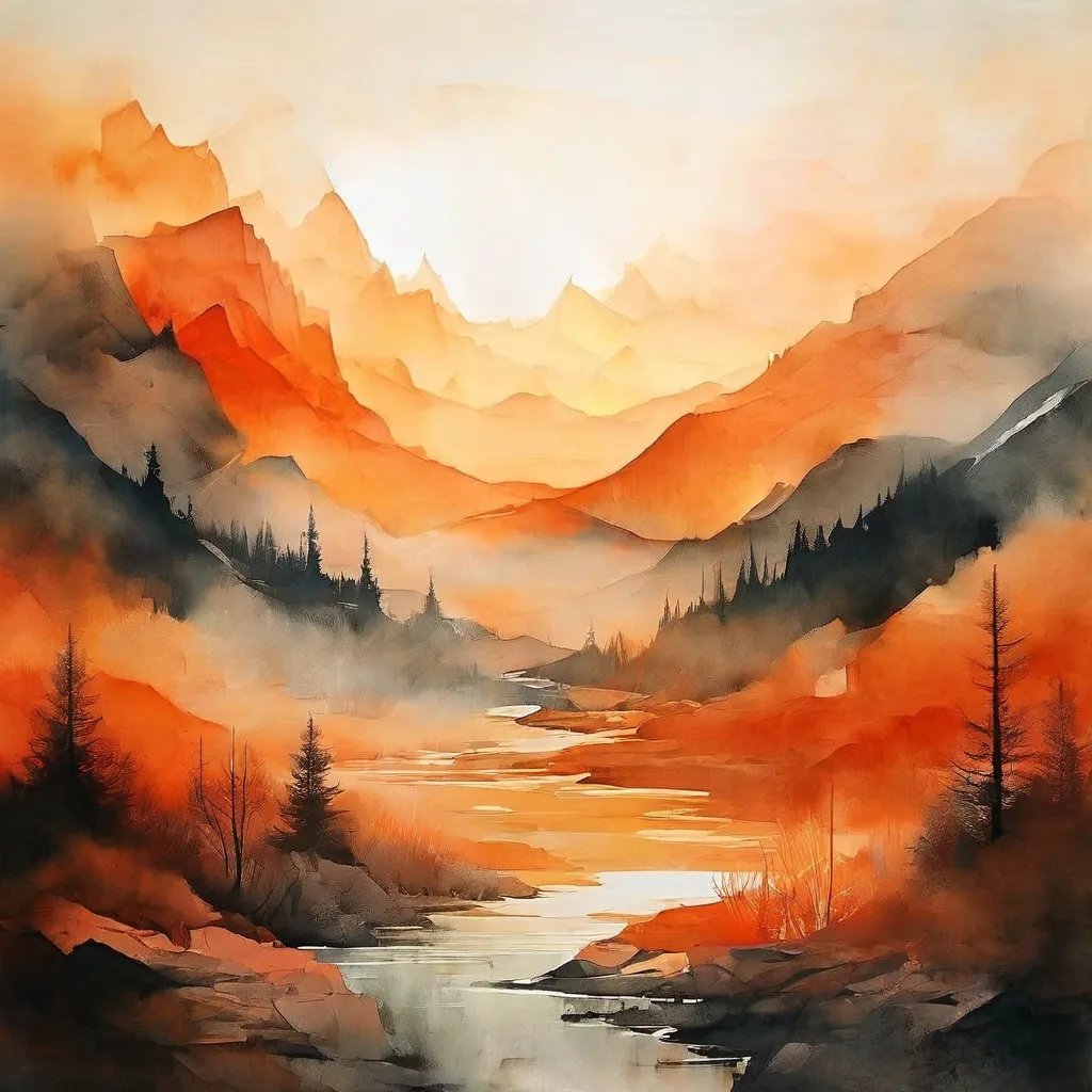 Un paisaje digital surrealista y en capas, que mezcla elementos naturales como montañas y bosques con texturas abstractas, reflejando temas de percepción y realidad construida en el Foam Fotografiemuseum.